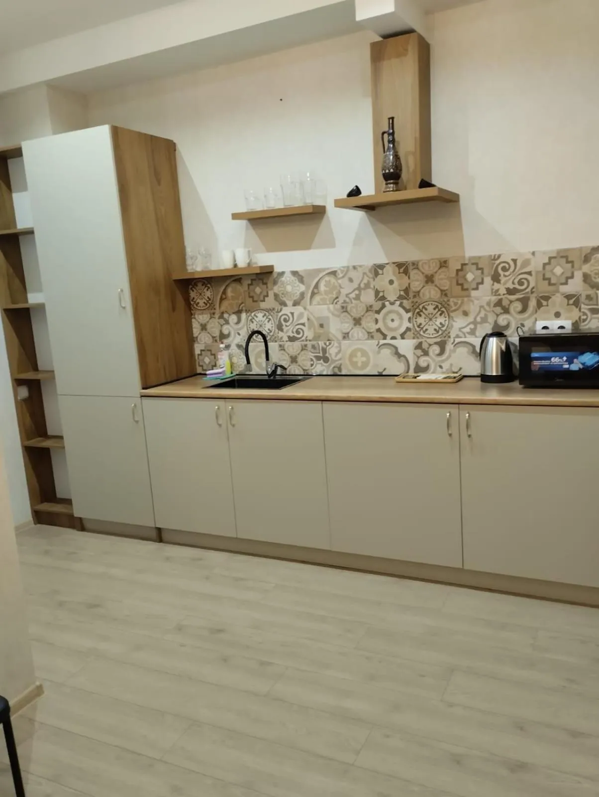 Kitchen or kitchenette in Sky by the river