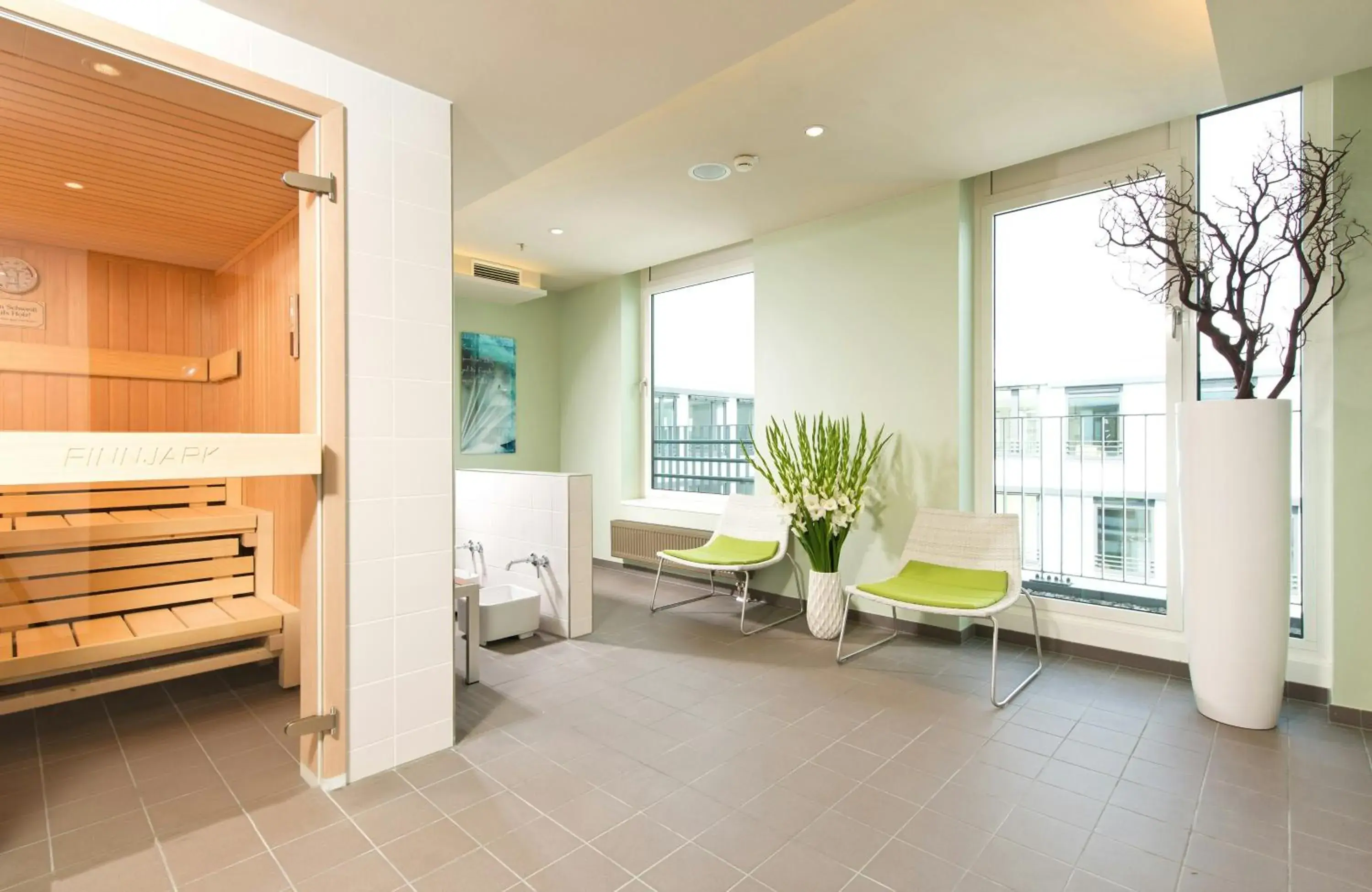 Sauna, Bed in Leonardo Hotel Berlin Mitte Sauna, Bed in Leonardo Hotel Berlin Mitte