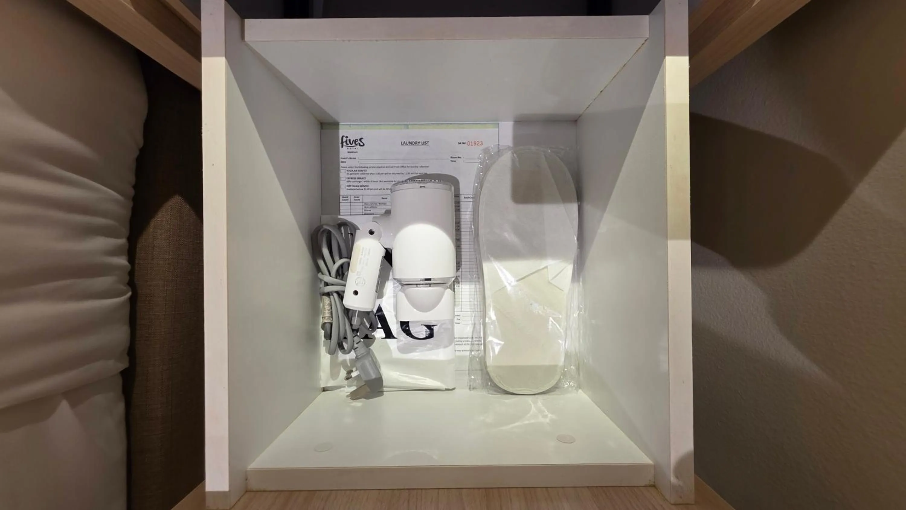 hair dryier in Fives Hotel Meldrum