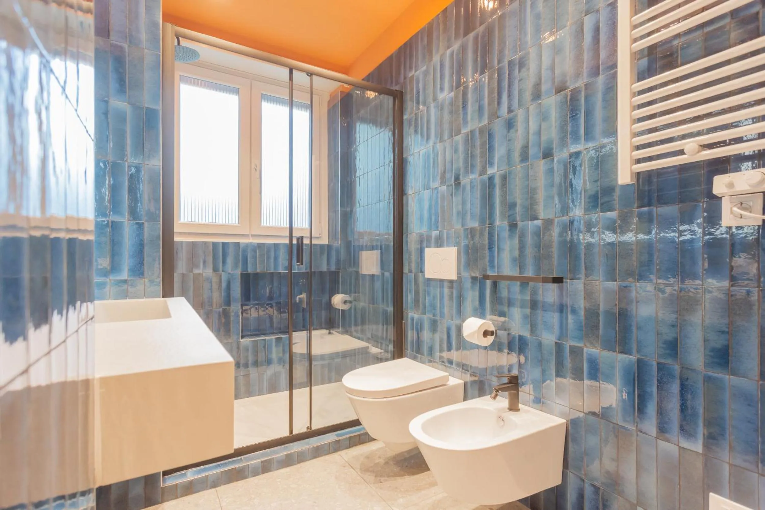 Shower in Marcello's Como Lake