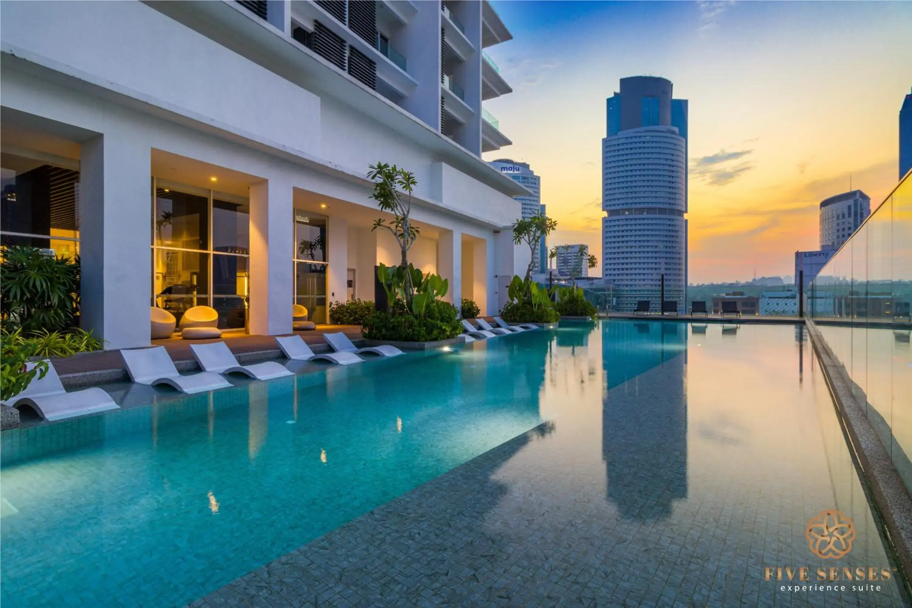 Pool view in Quill Residences Kuala Lumpur, Five Senses Pool view in Quill Residences Kuala Lumpur, Five Senses