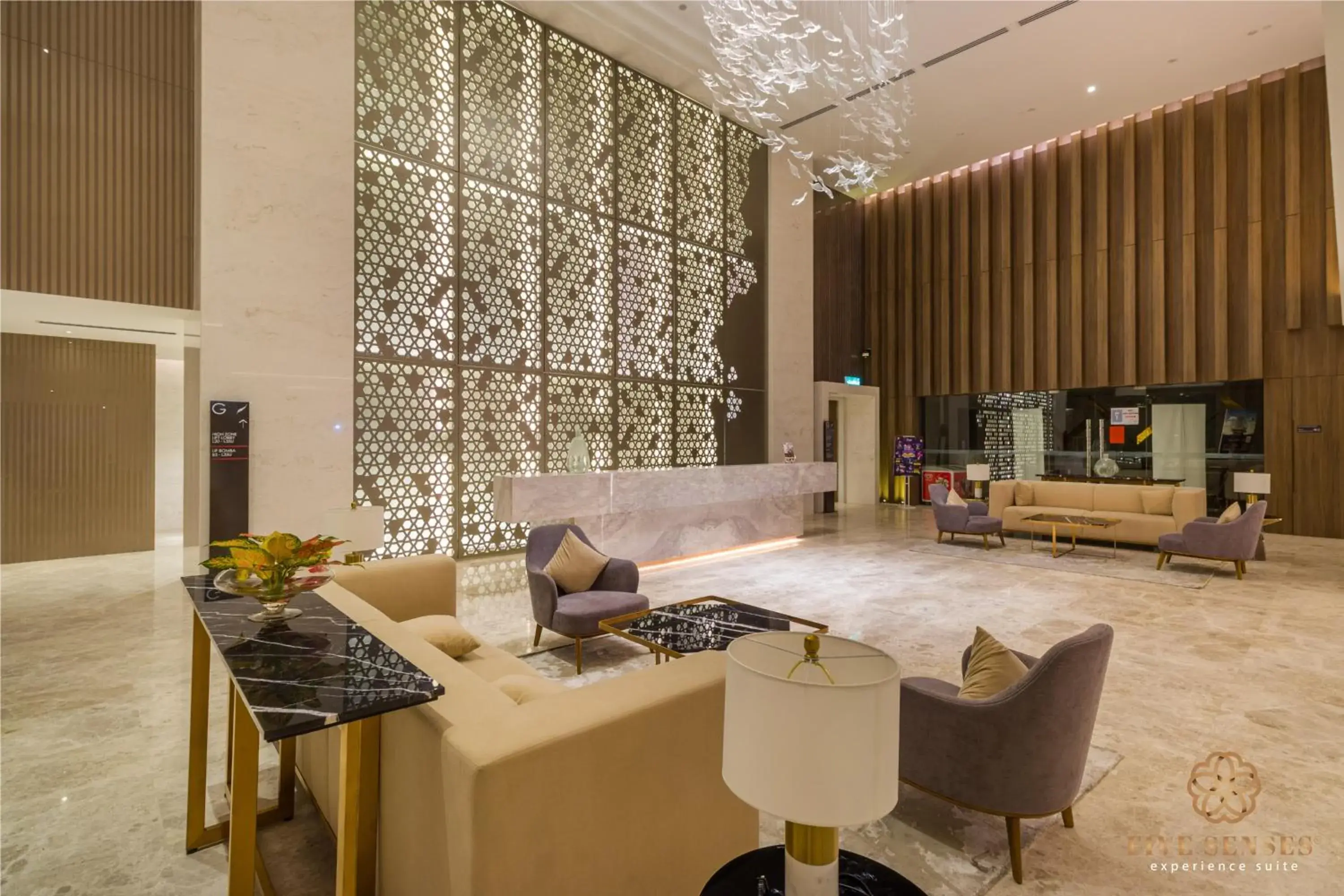 Lobby or reception in Quill Residences Kuala Lumpur, Five Senses Lobby or reception in Quill Residences Kuala Lumpur, Five Senses