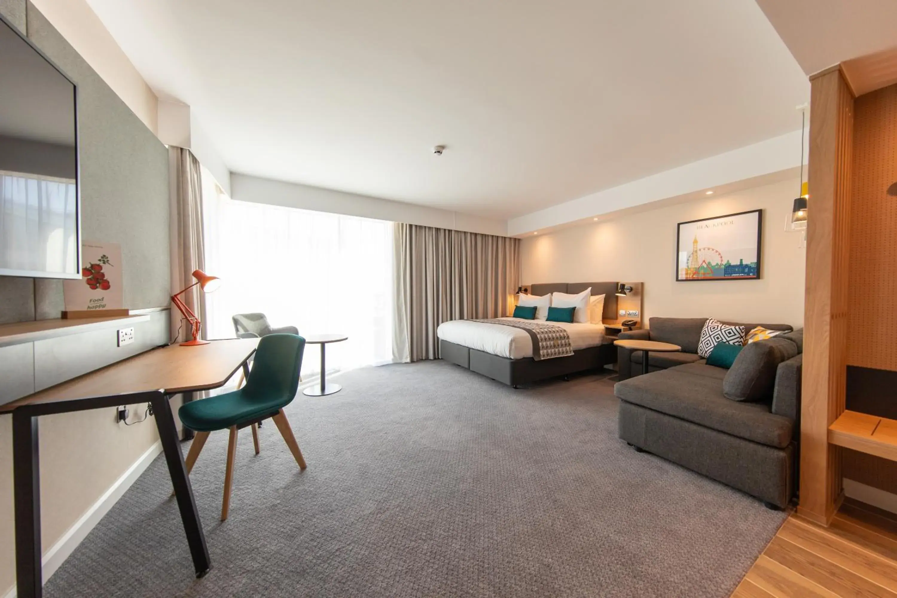 Bedroom, Bed in Holiday Inn Blackpool by IHG Bedroom, Bed in Holiday Inn Blackpool by IHG