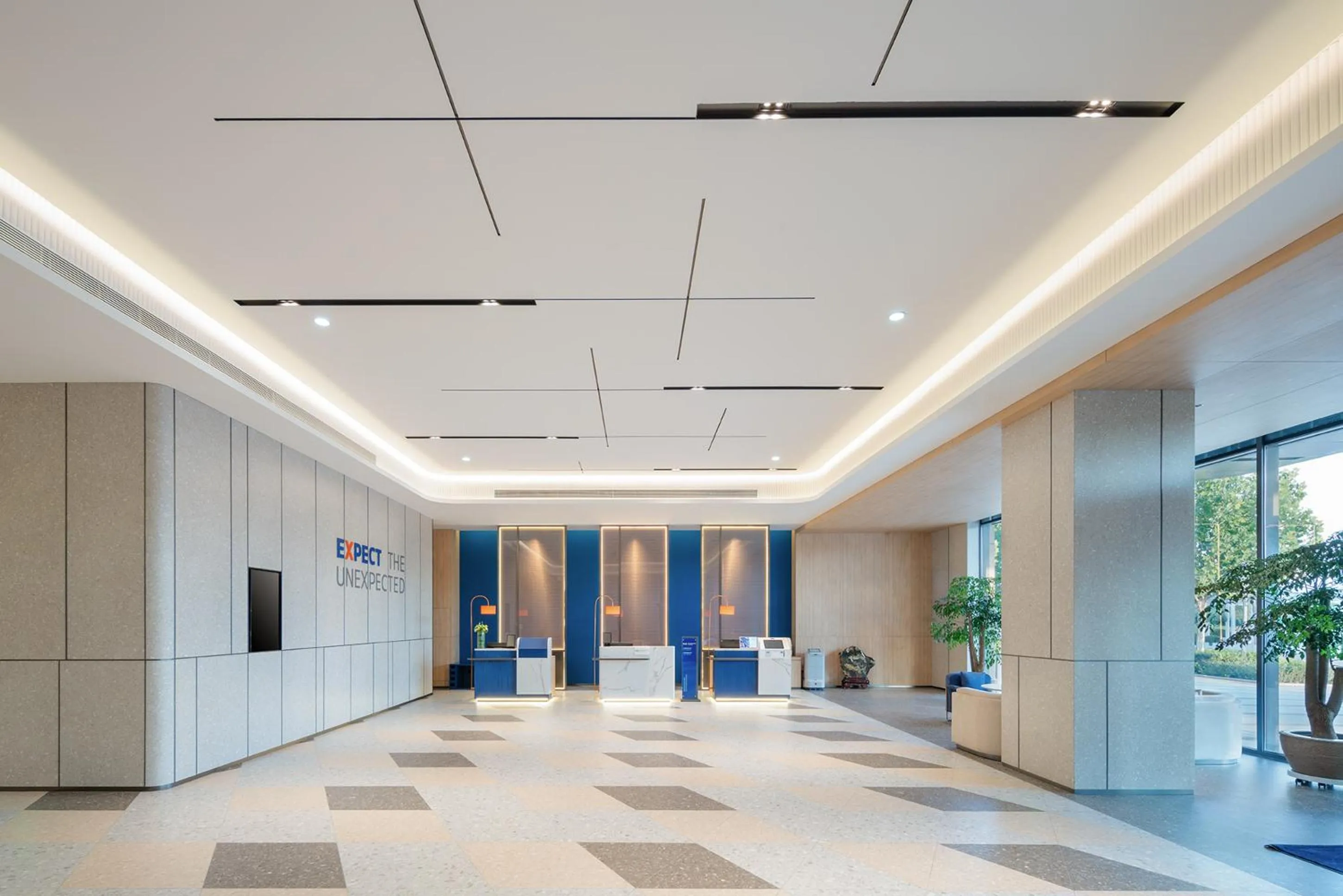 Lobby or reception in Holiday Inn Express Yinchuan Yuehai