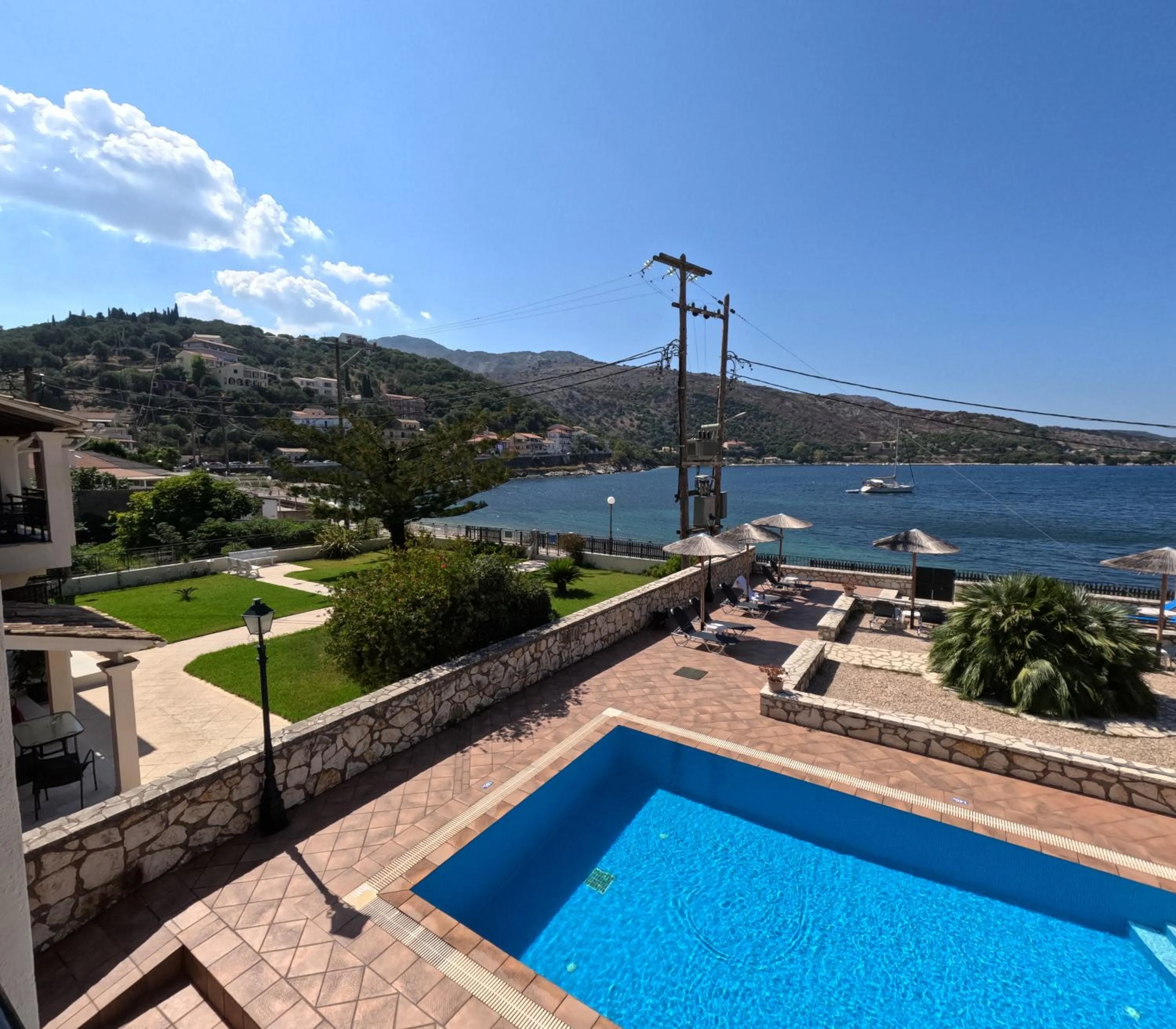 Pool view in Villa Nelli