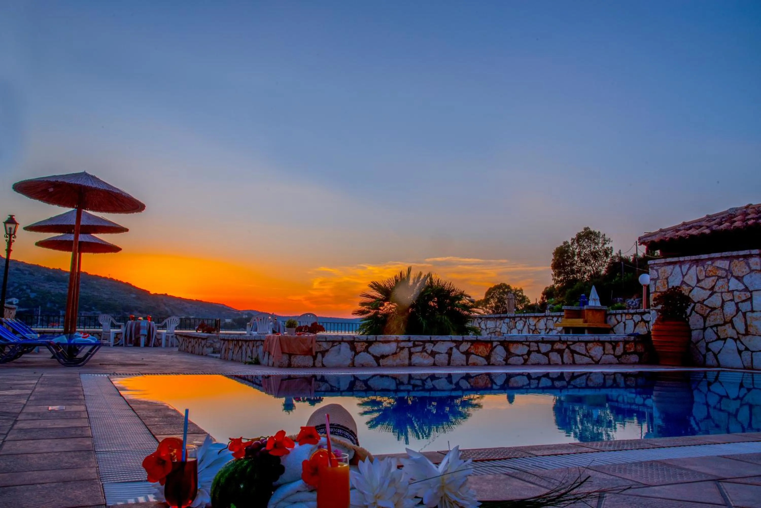 Pool view in Villa Nelli