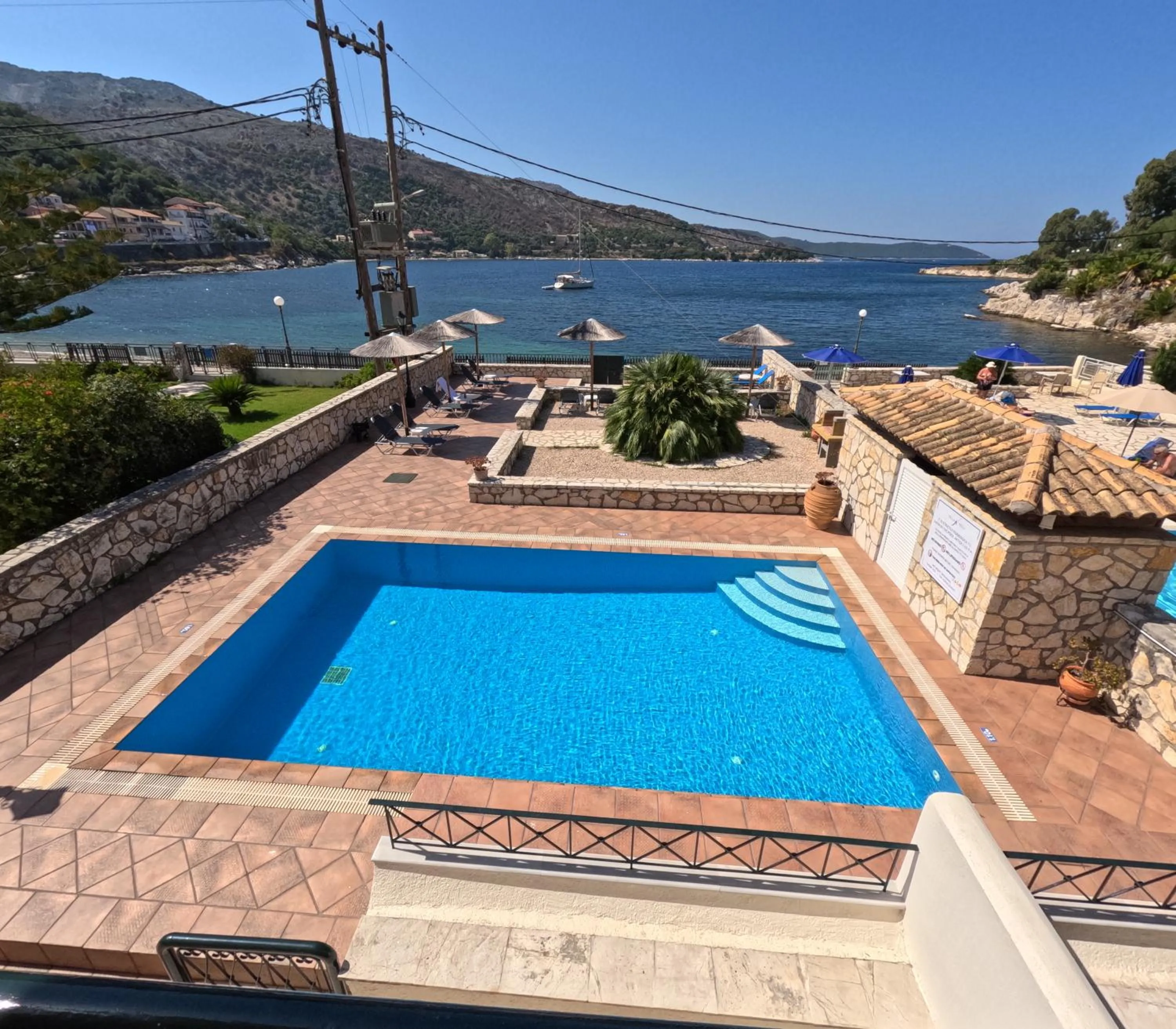 Pool view in Villa Nelli