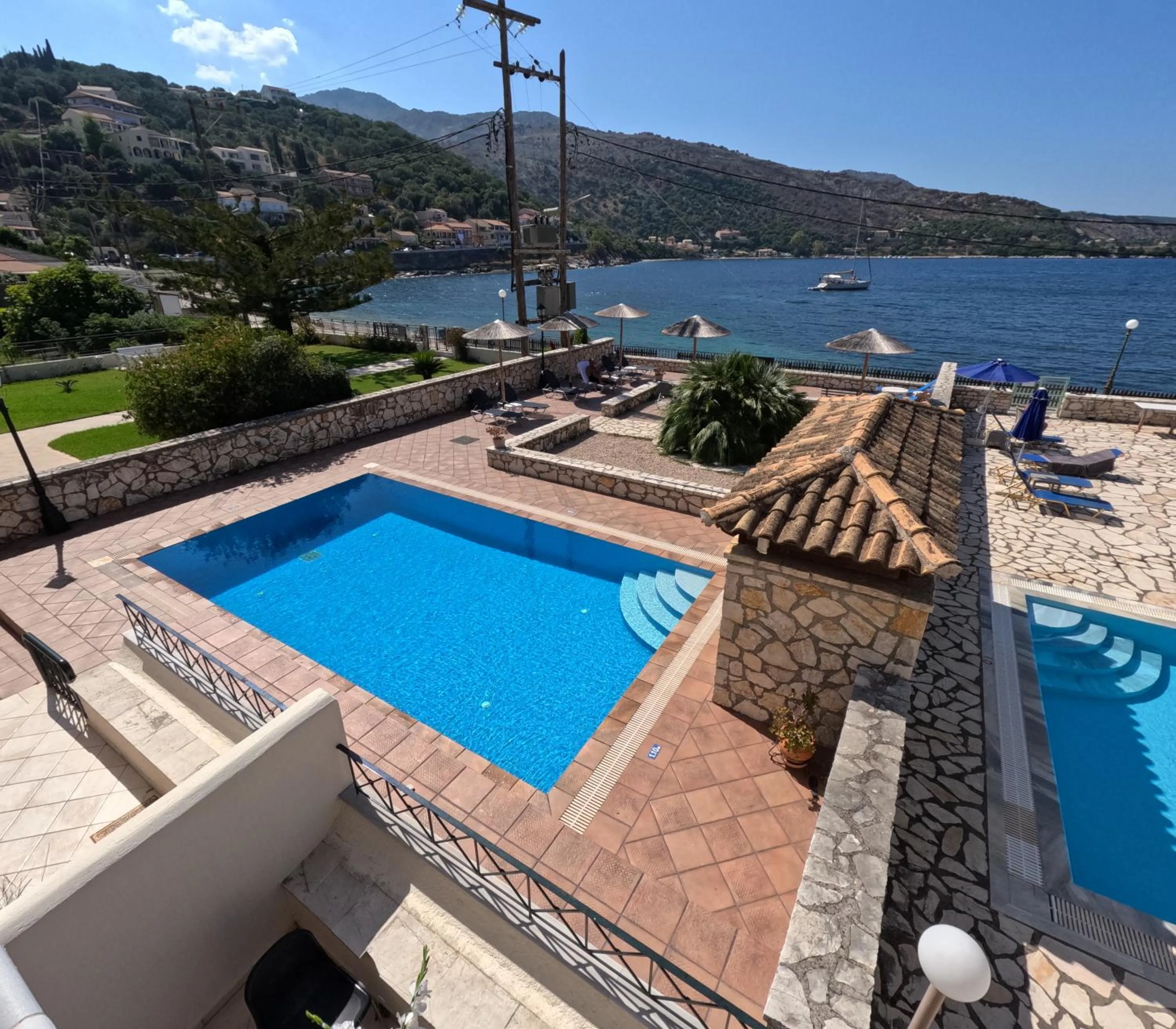 Pool view in Villa Nelli