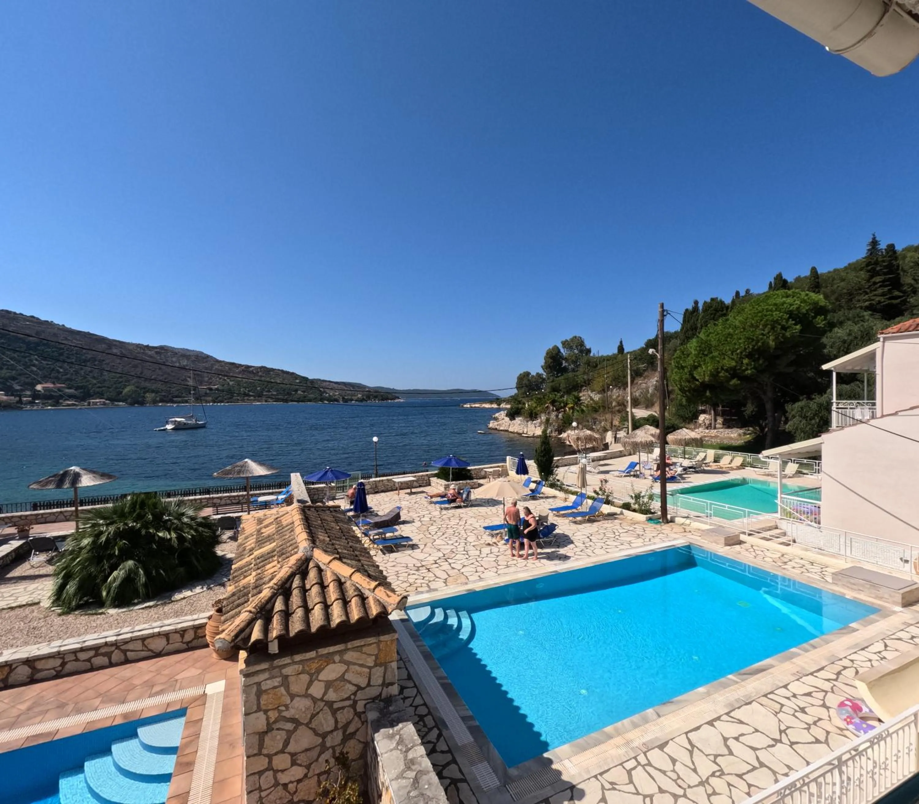 Pool view in Villa Nelli