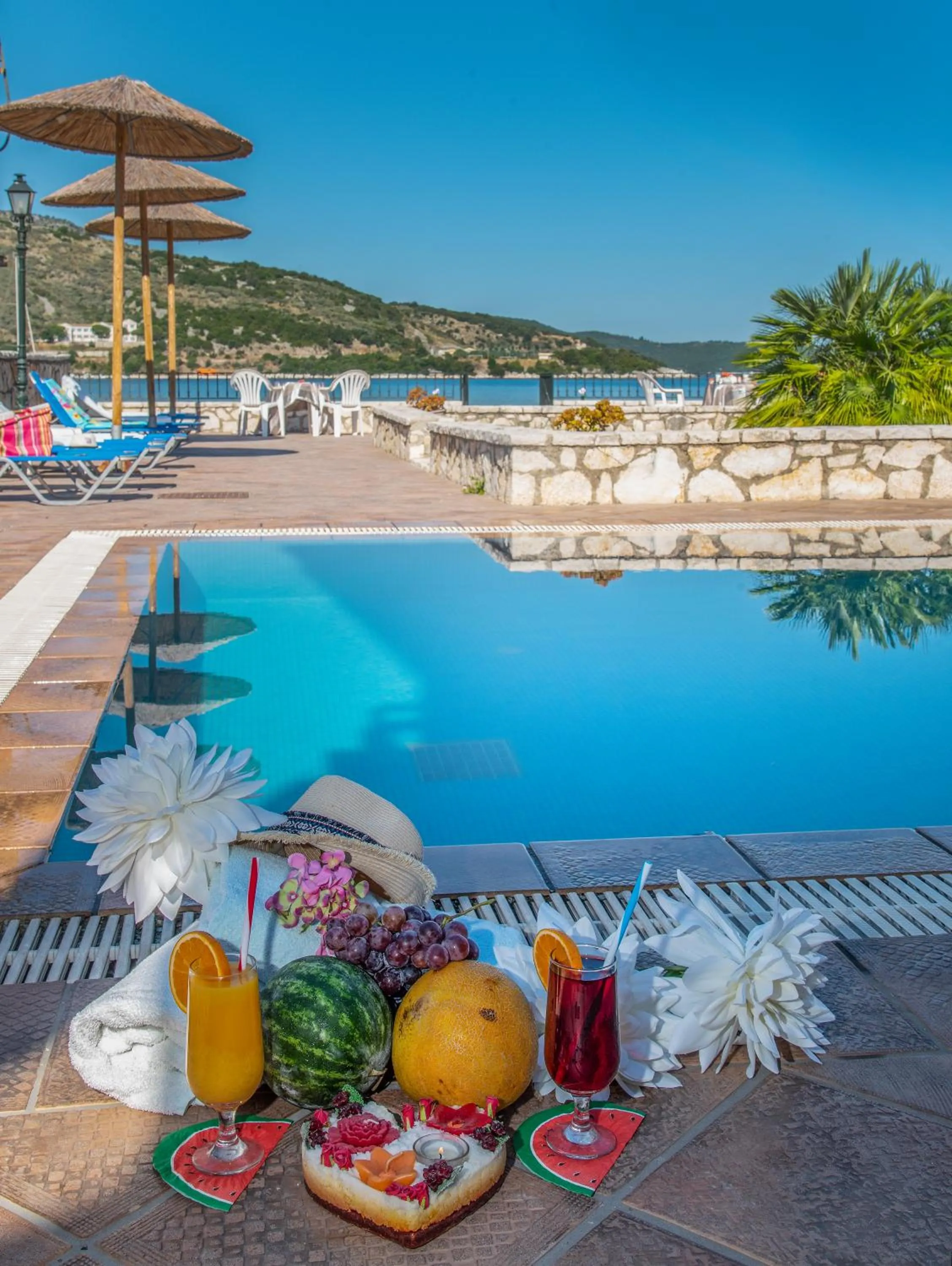 Pool view in Villa Nelli