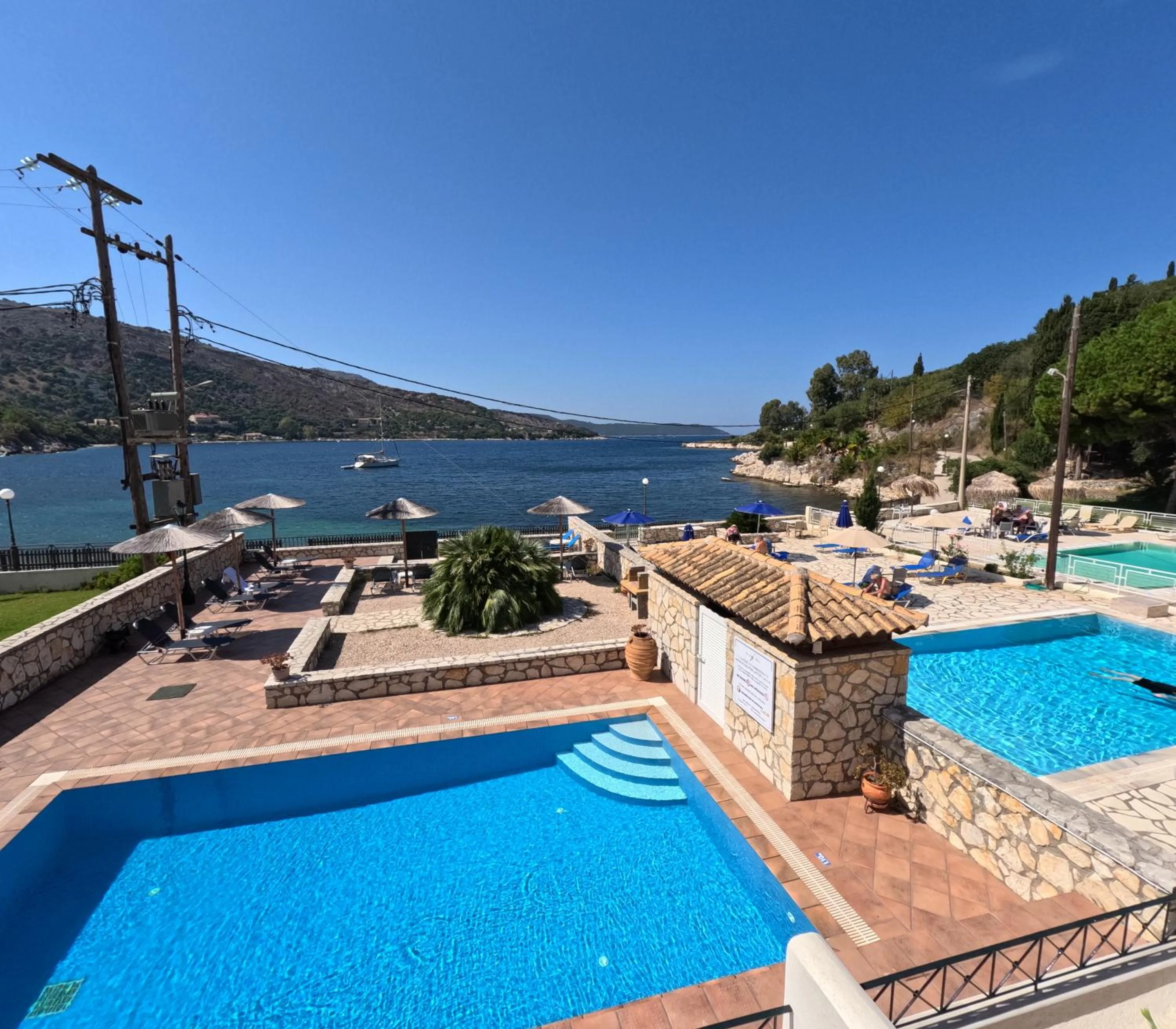 Pool view in Villa Nelli