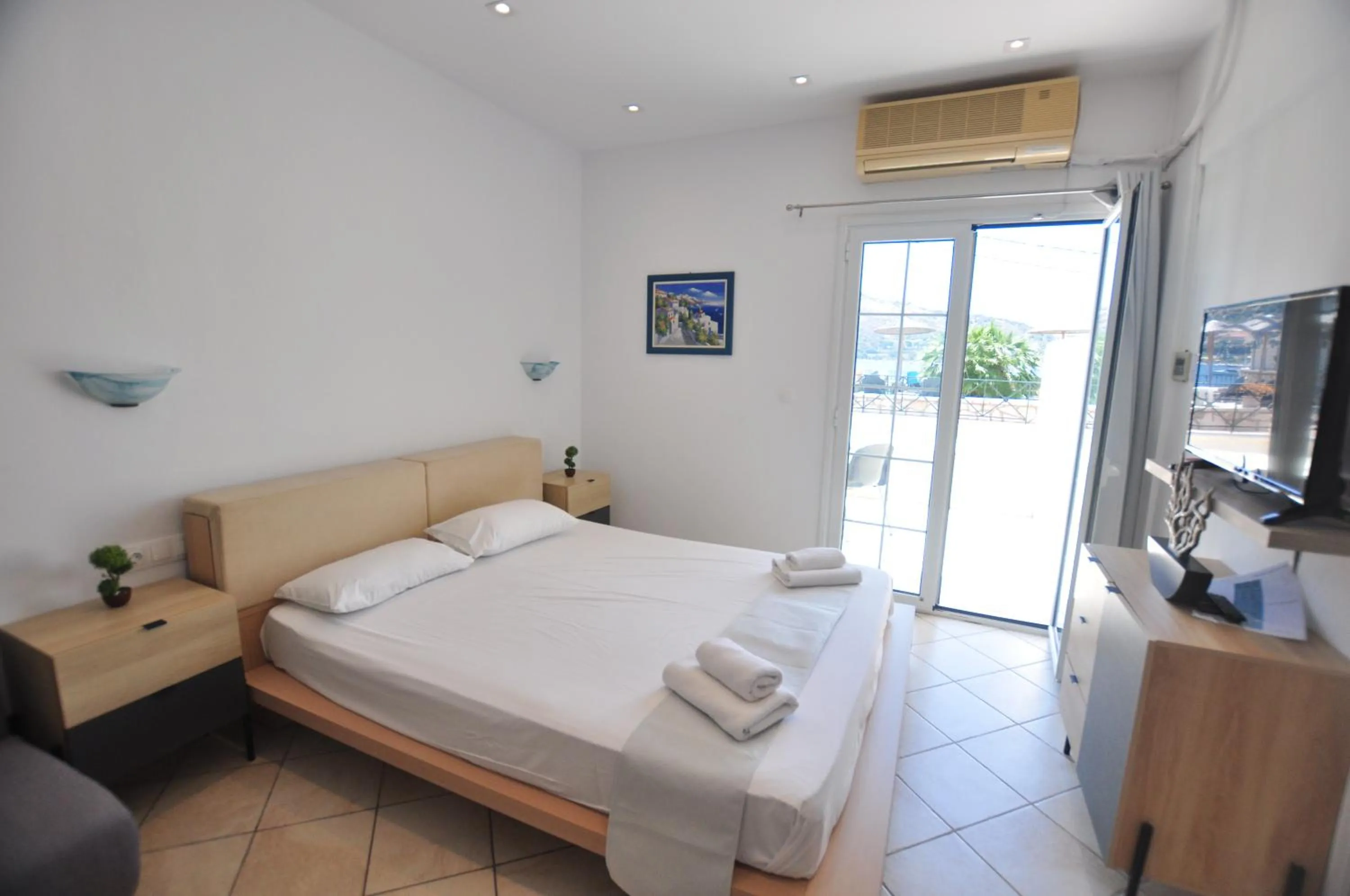 Bedroom, Bed in Villa Nelli