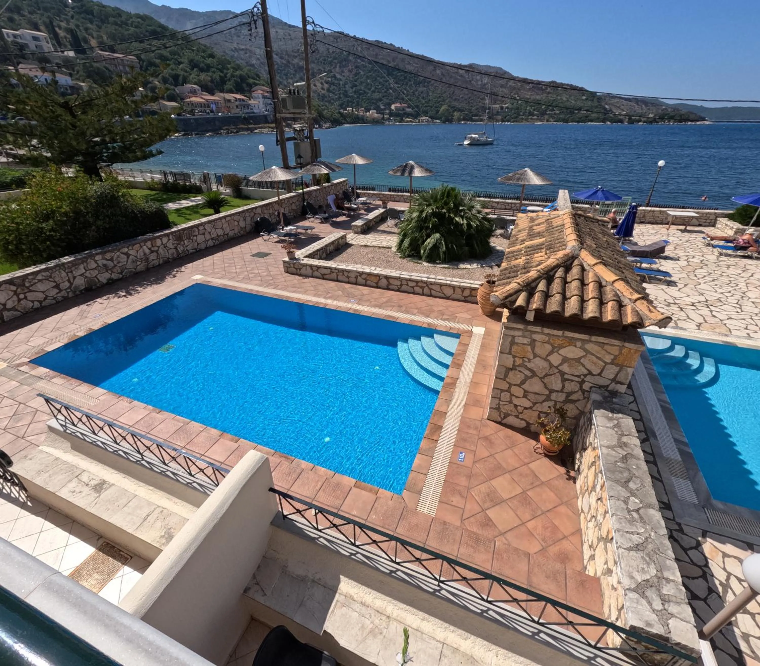 Pool view in Villa Nelli