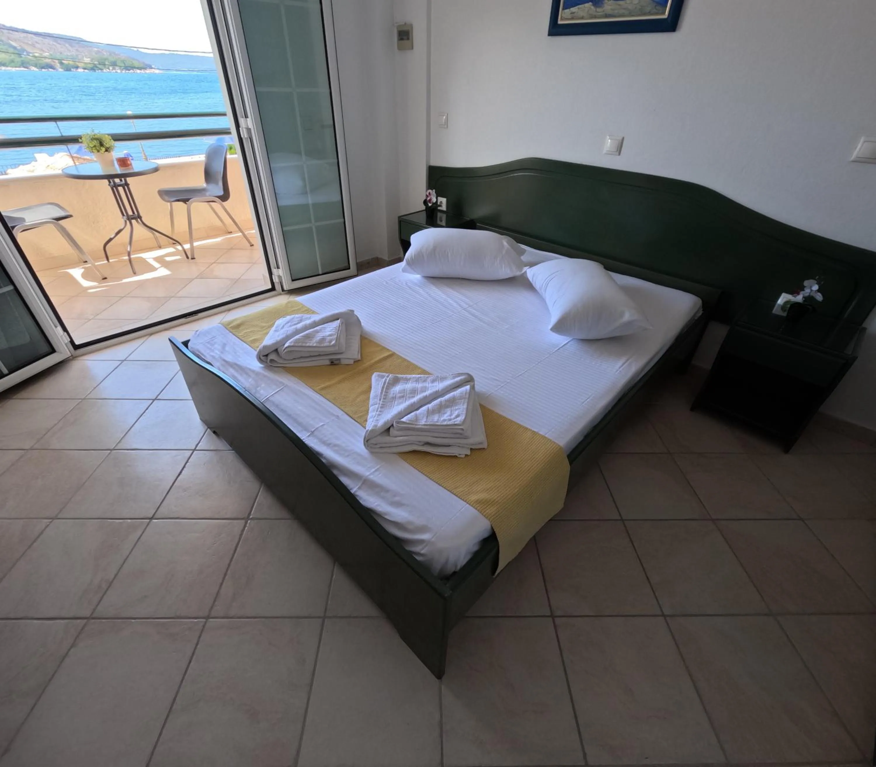 Balcony/Terrace, Bed in Villa Nelli