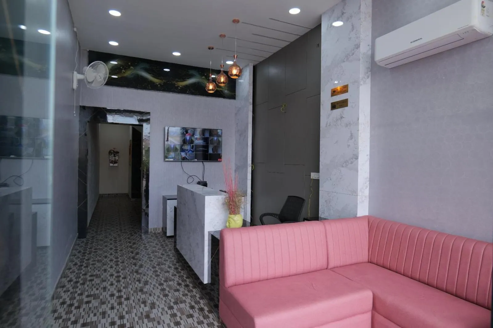 TV and multimedia, Lobby/Reception in Hotel Adhiraj Inn