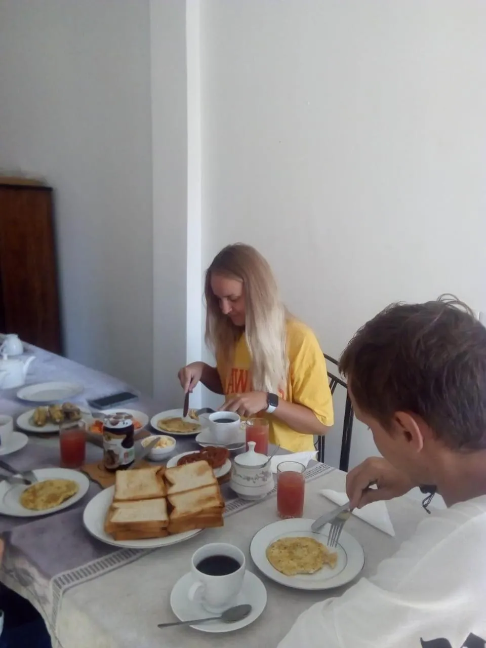 People in Frosty Heaven Guest House