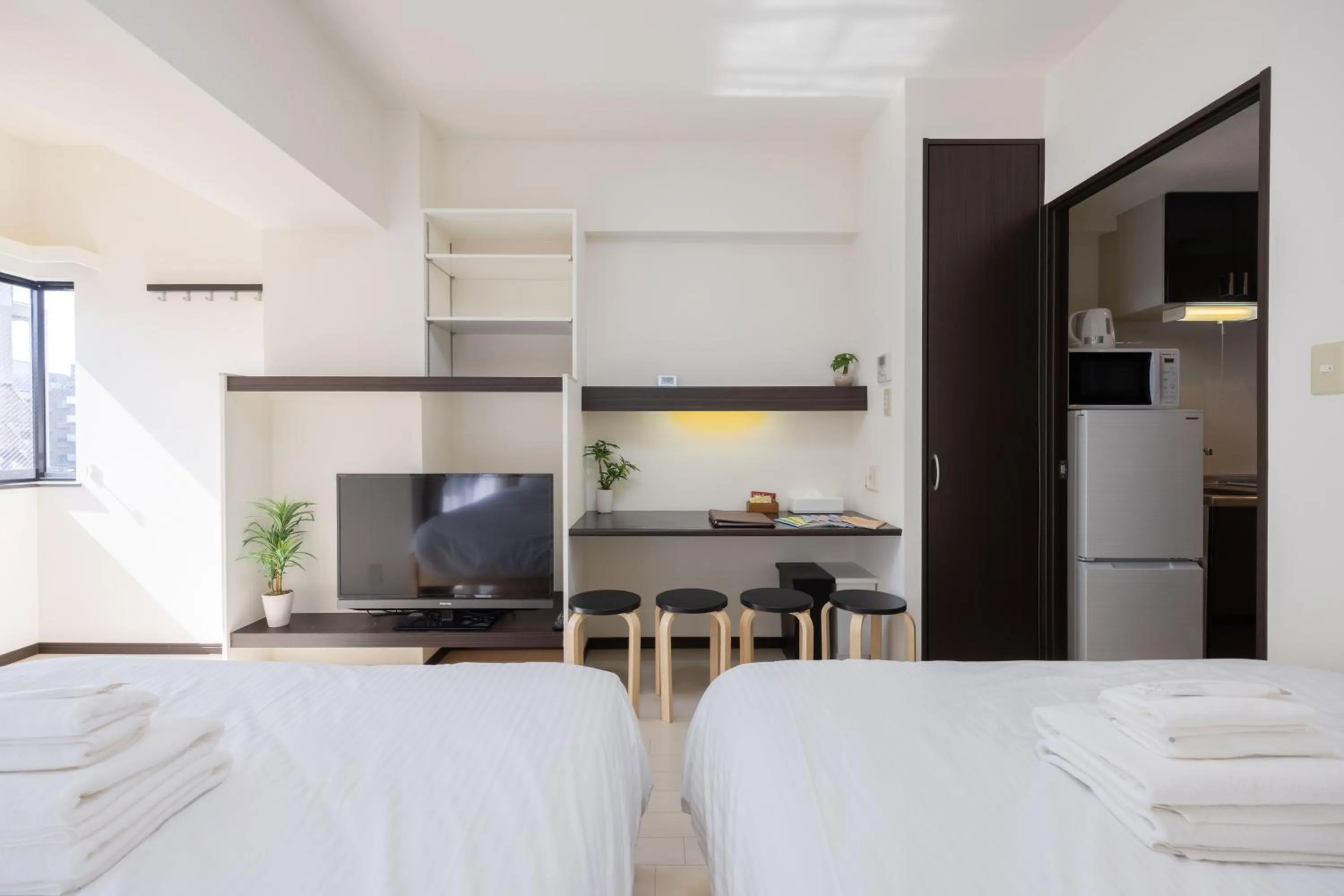 TV and multimedia, Bed in 錦系町天空樹景觀飯店 Skytree View Kinshicho - crib free