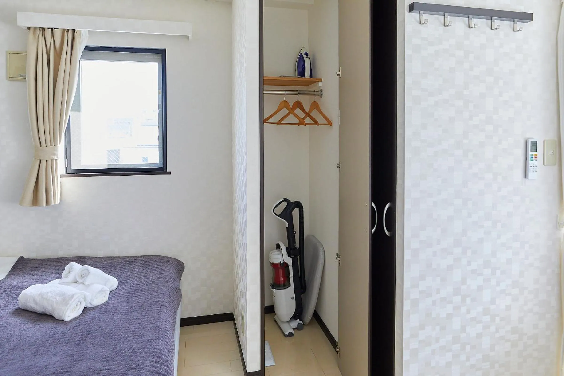 Bed in 錦系町天空樹景觀飯店 Skytree View Kinshicho - crib free