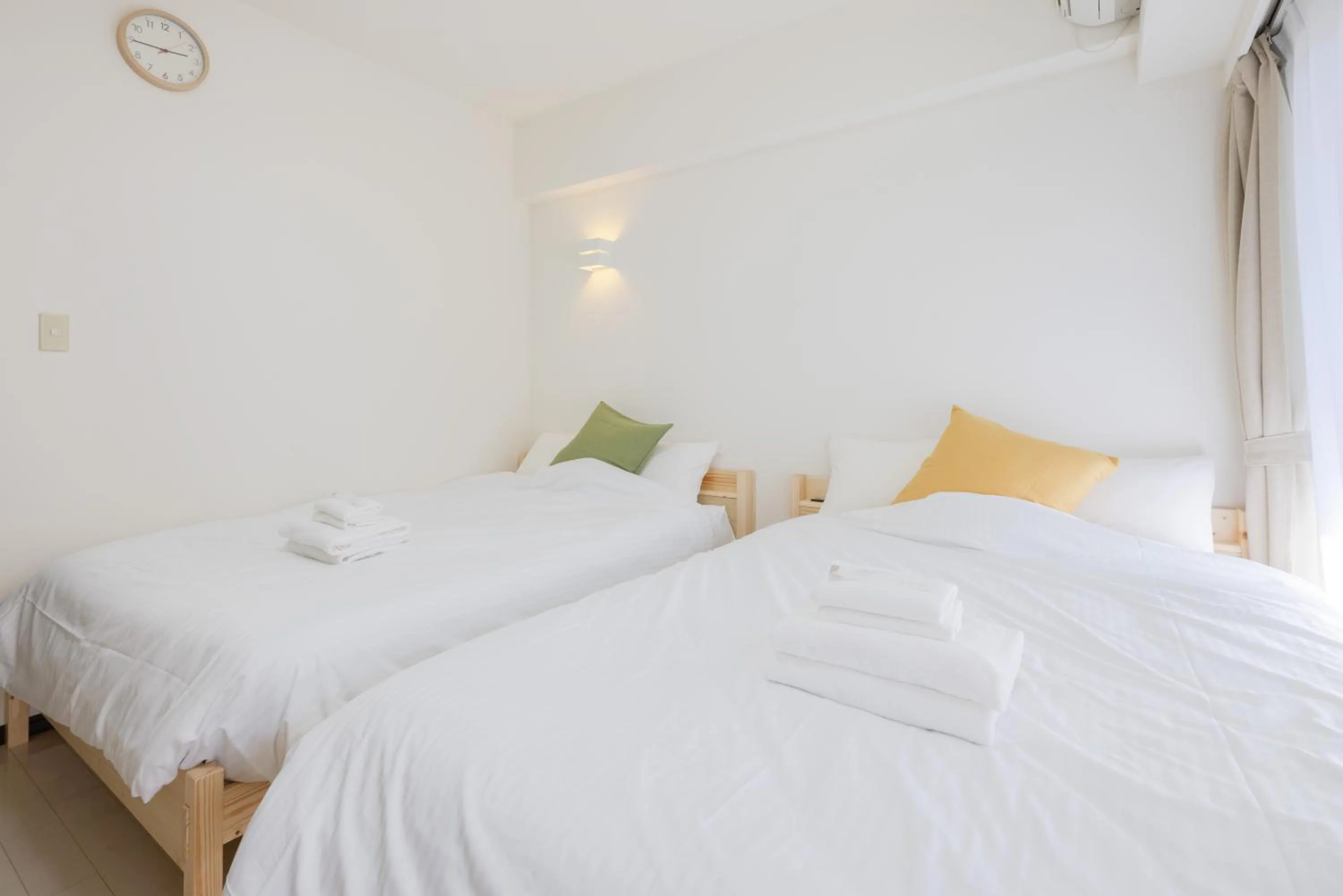 Bed in 錦系町天空樹景觀飯店 Skytree View Kinshicho - crib free