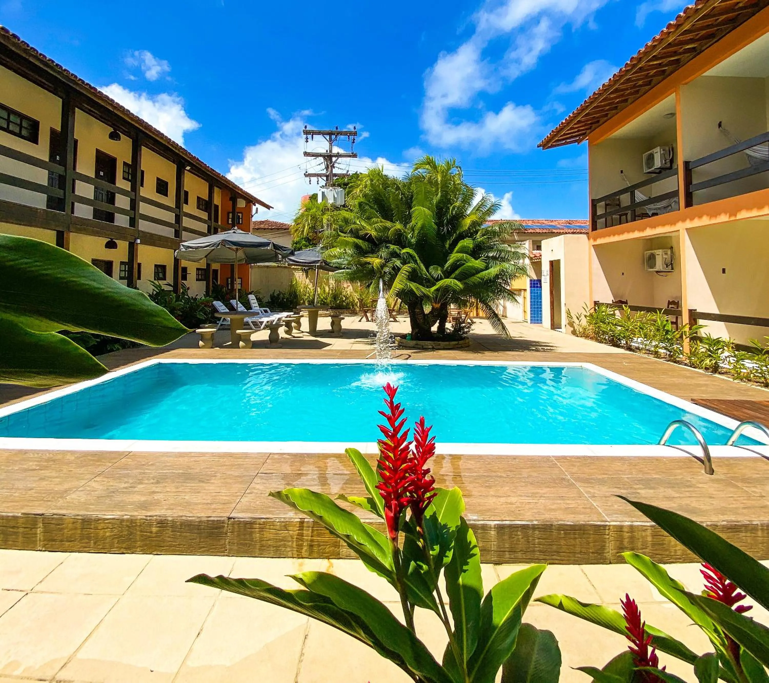Swimming pool in Hotel Malibu