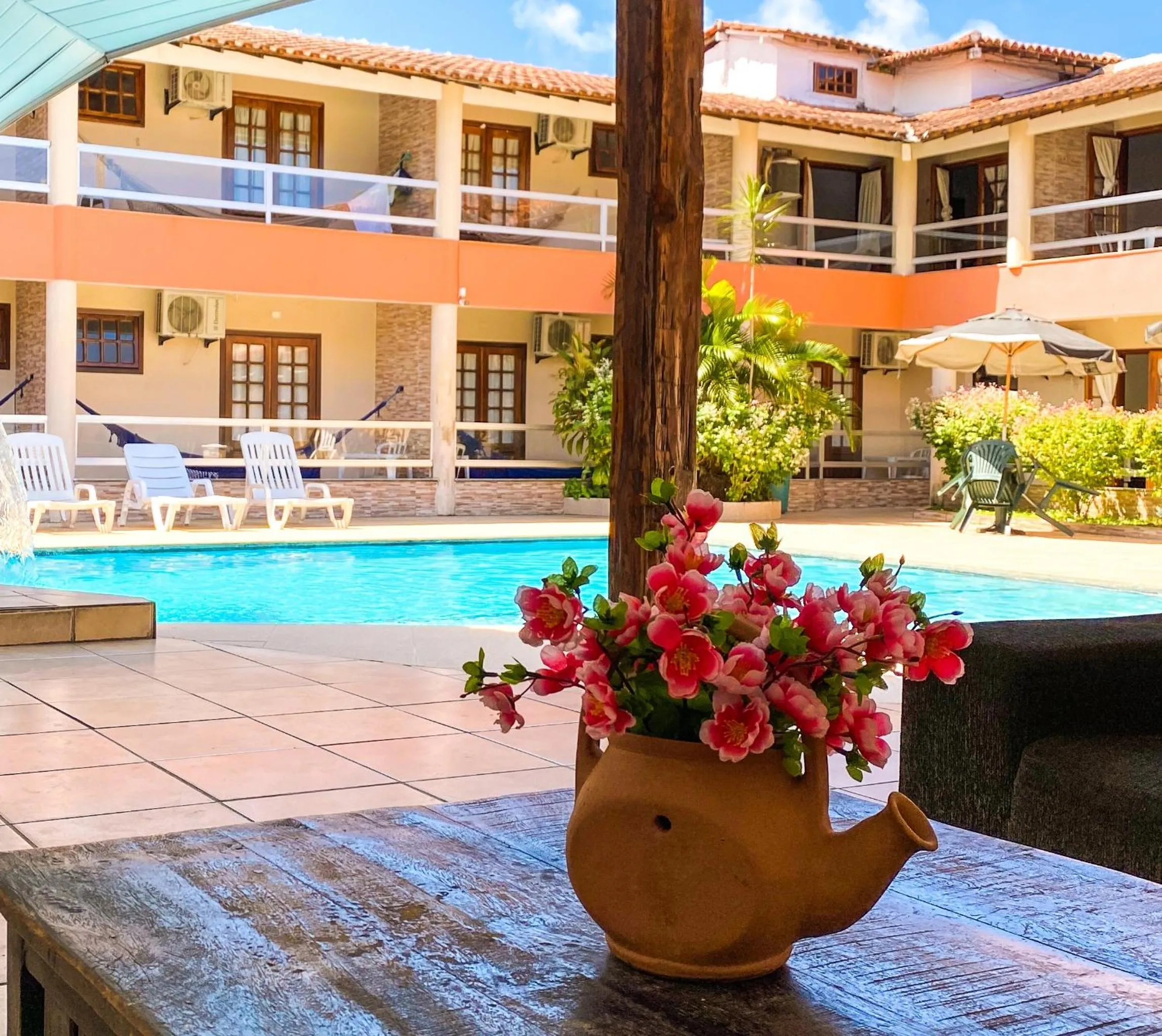 Swimming pool in Hotel Malibu
