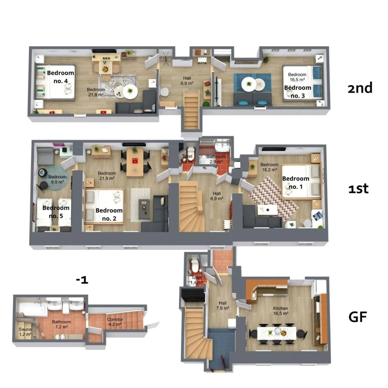 The Bookhouse, 5-bedroom residence by Prague Castle