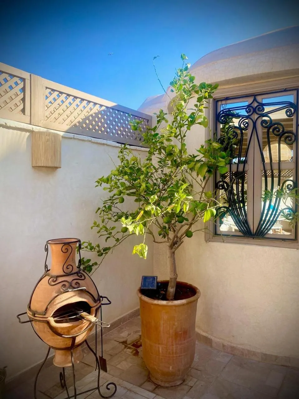 Patio in Riad Dollar Des Sables & Spa