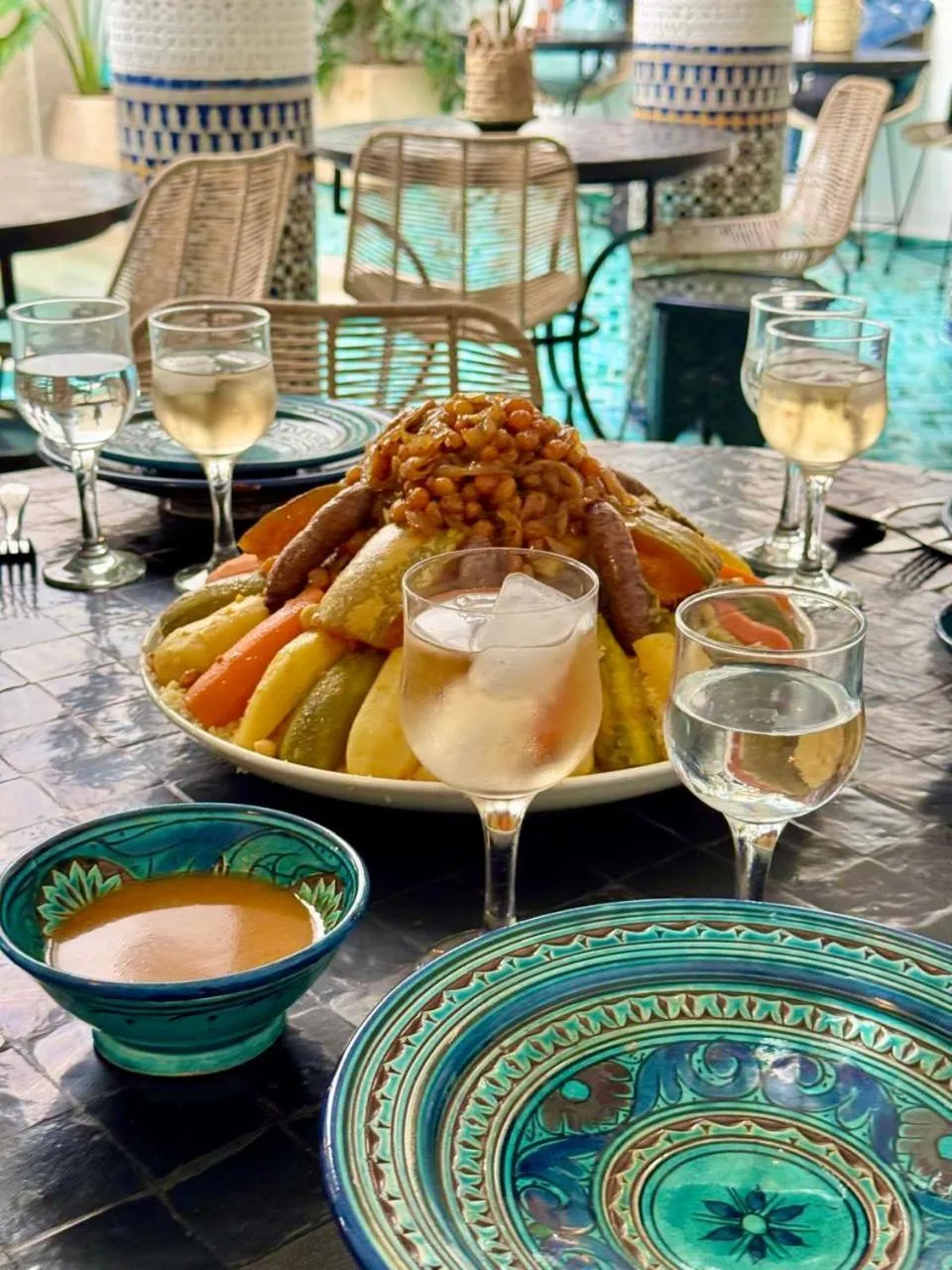 Restaurant/places to eat in Riad Dollar Des Sables & Spa