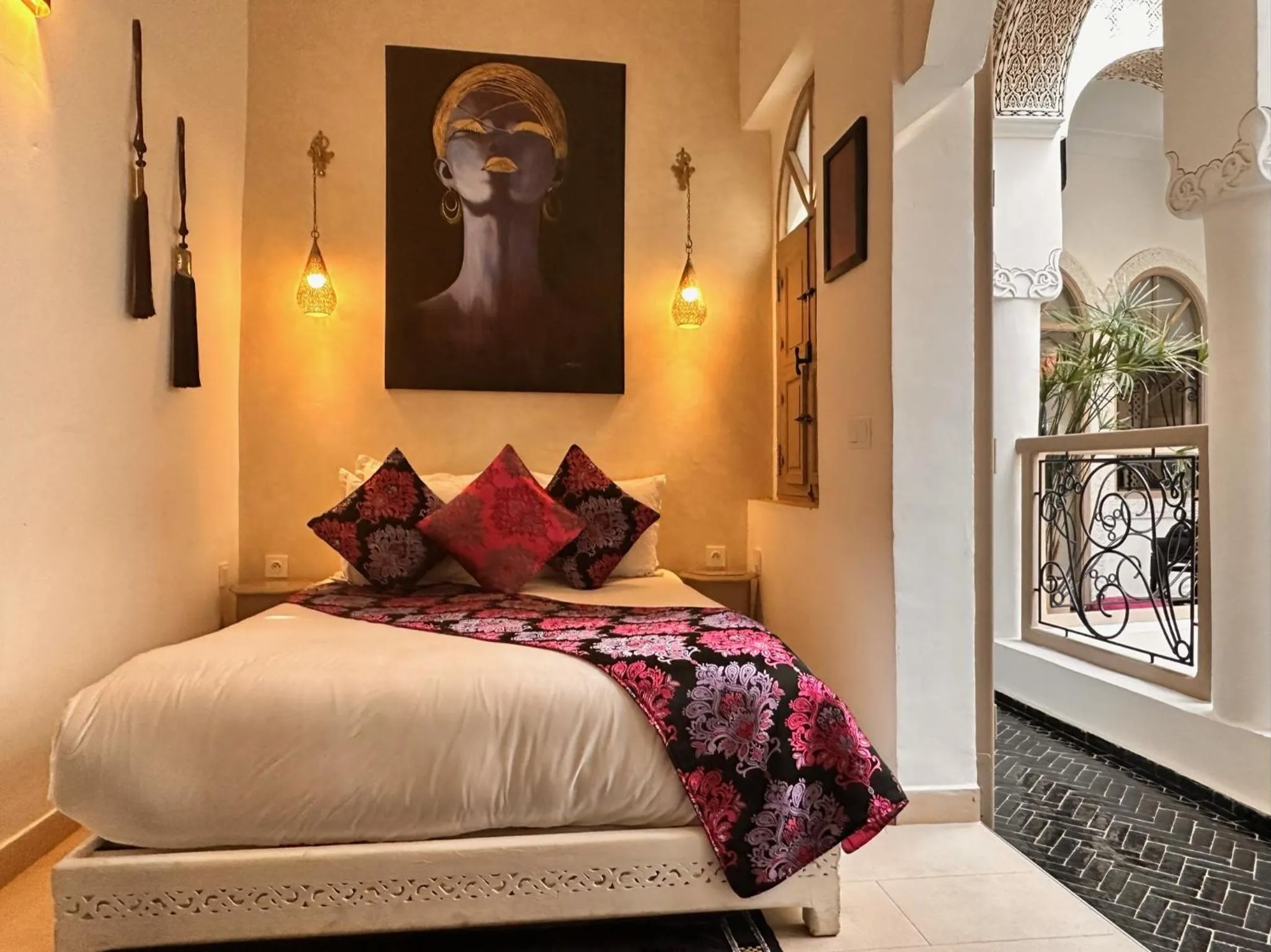 Bed in Riad Dollar Des Sables & Spa
