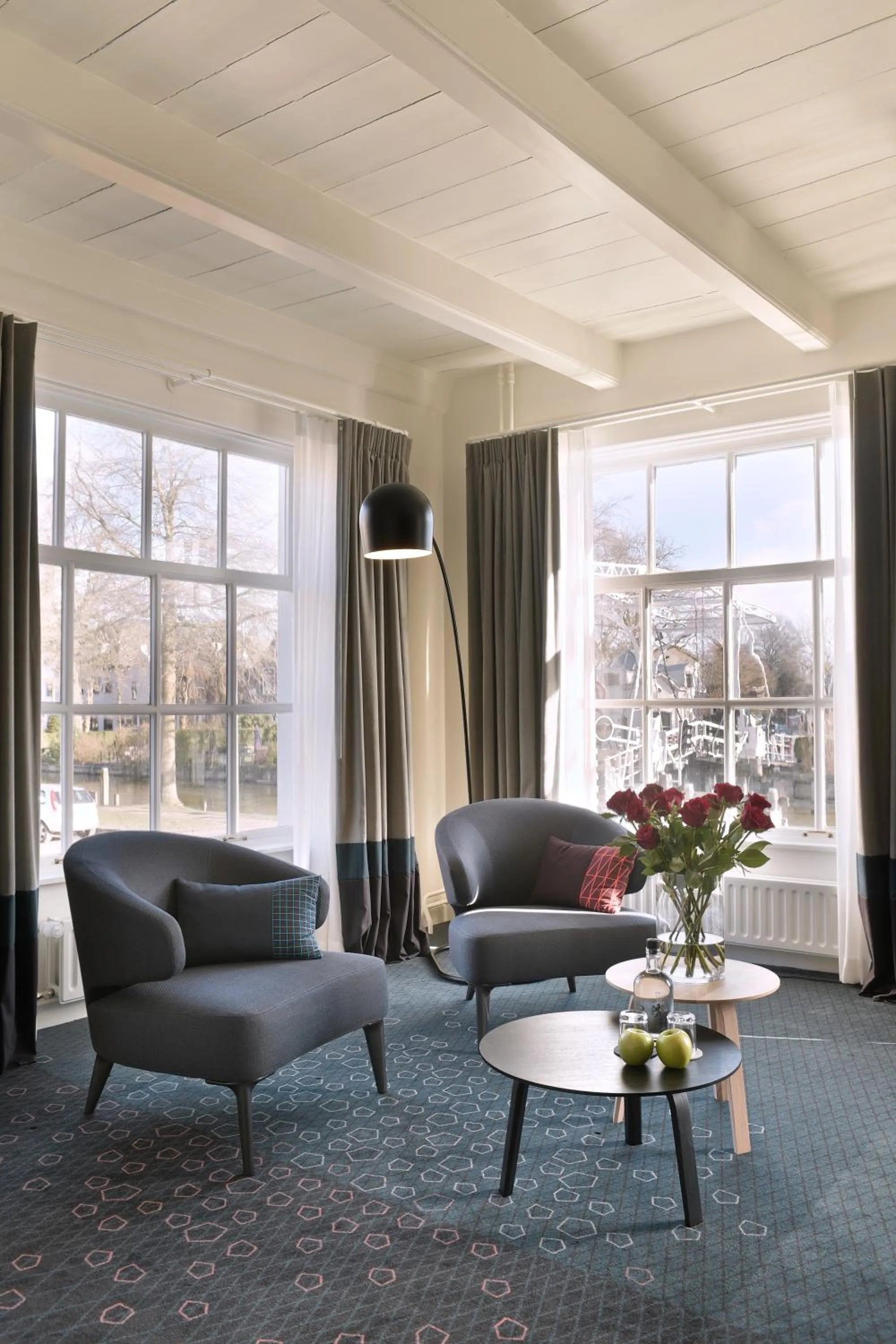 Seating area in De Nederlanden, Restaurant & Boutique Hotel