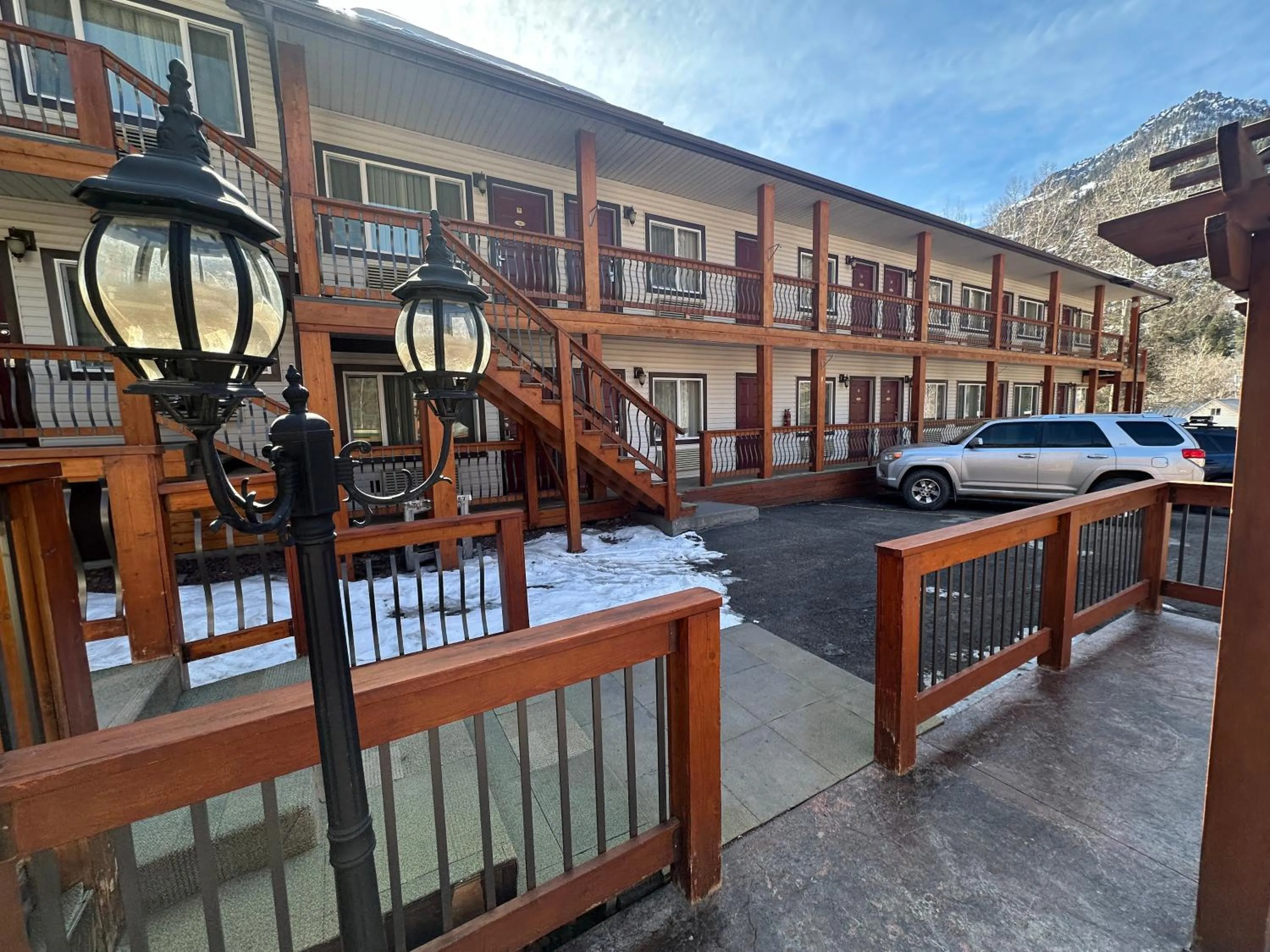 Balcony/Terrace in Matterhorn Inn Ouray