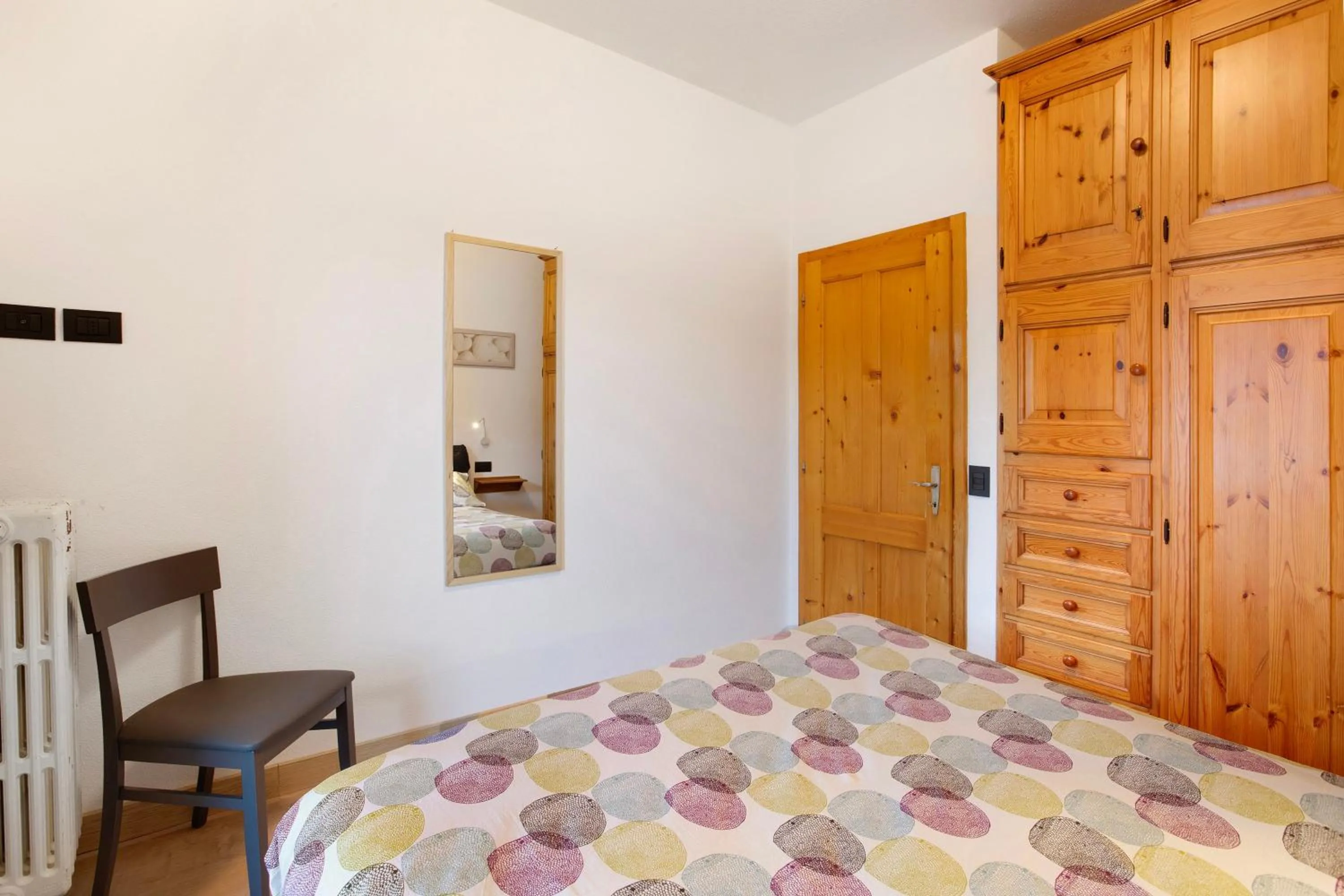 Living room, Bed in Appartamento Arlecchino Livigno
