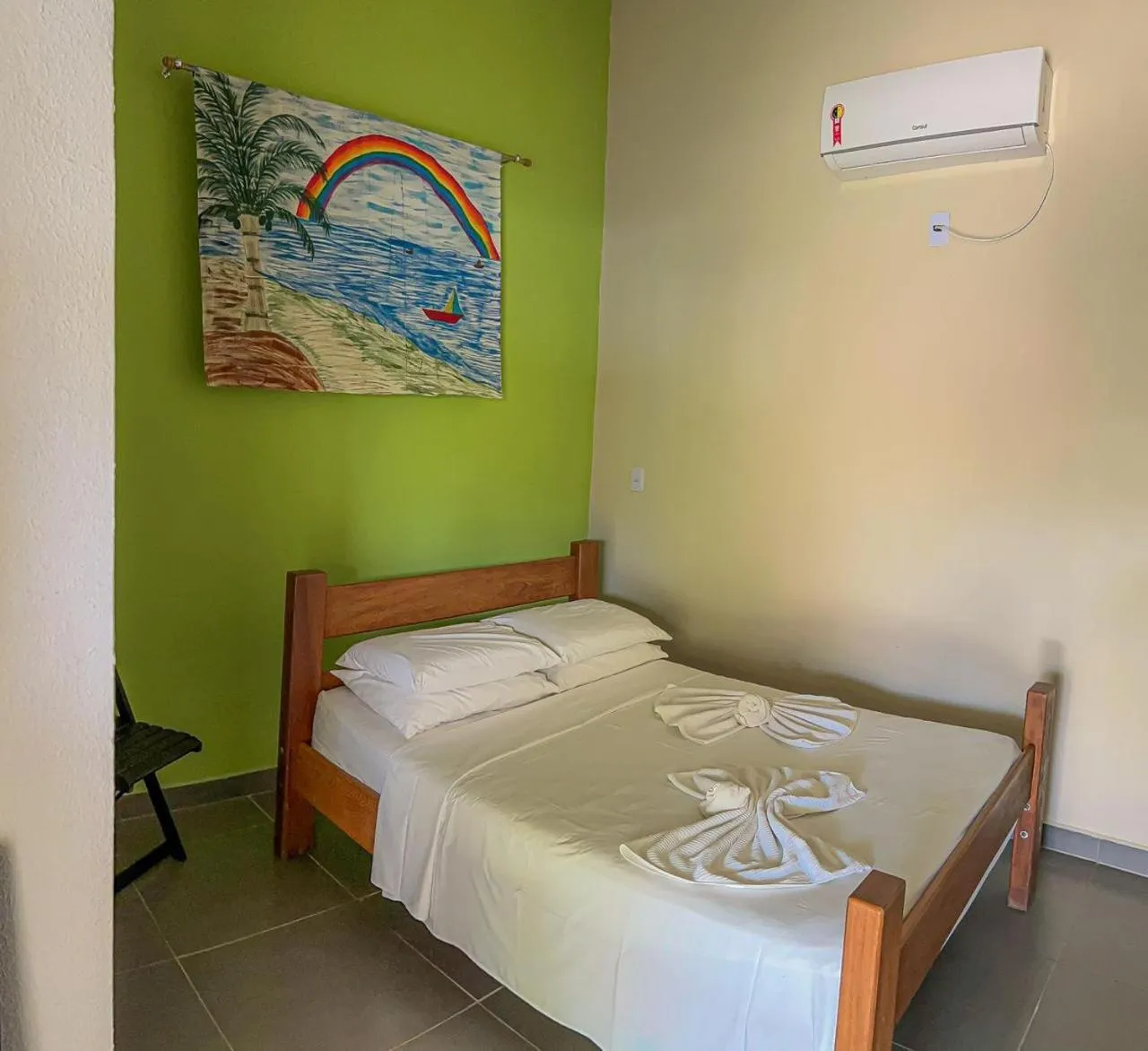 Bed in Pousada Boa Sorte