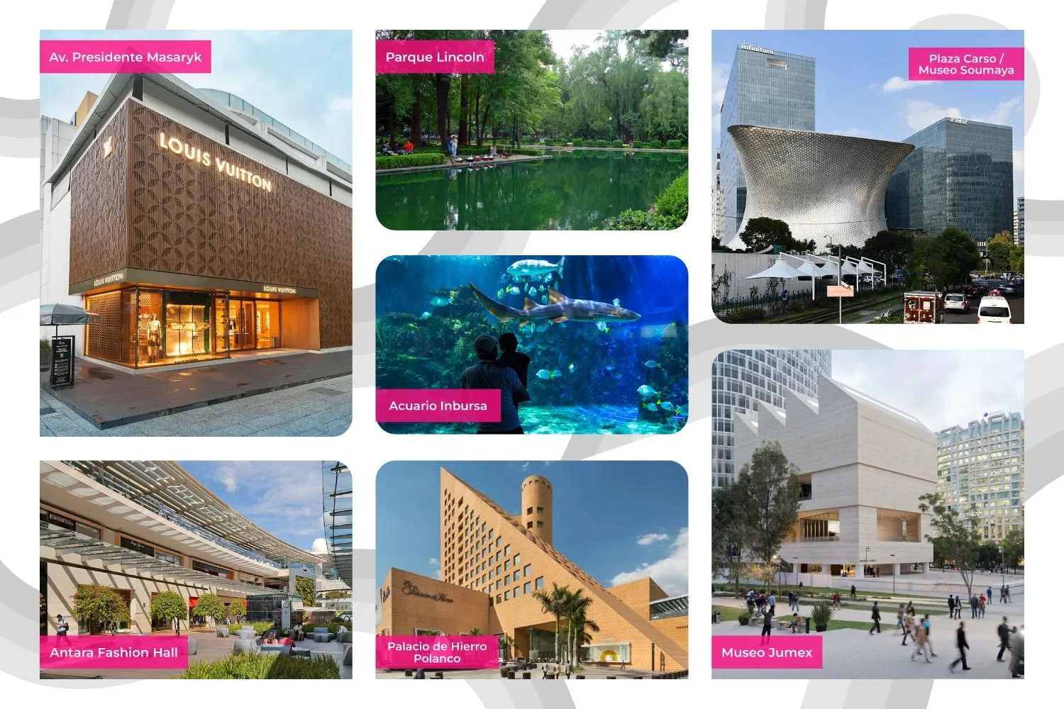 Nearby landmark in UTOPIC Palacio Polanco by ULIV