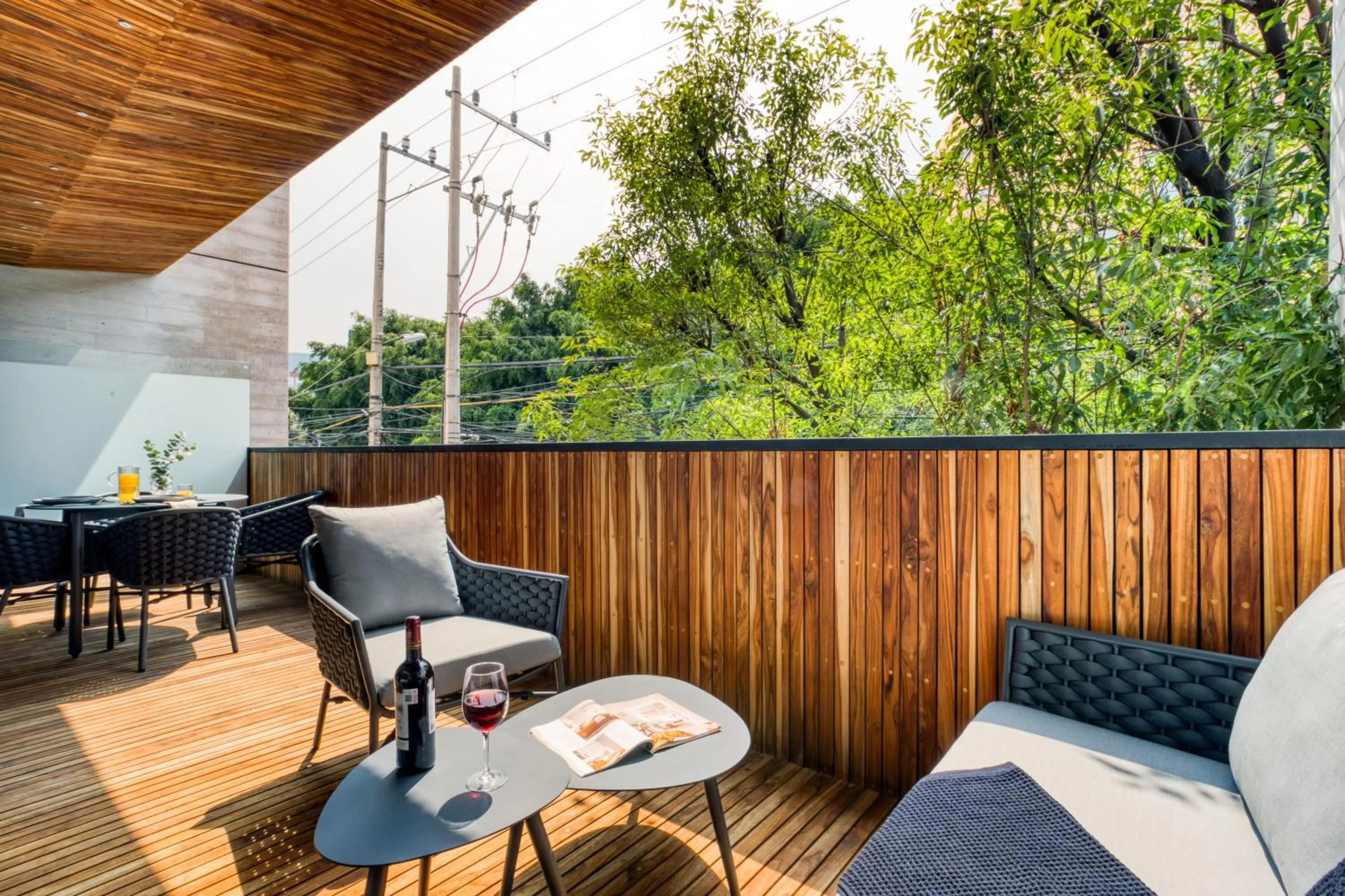 Balcony/Terrace in UTOPIC Palacio Polanco by ULIV