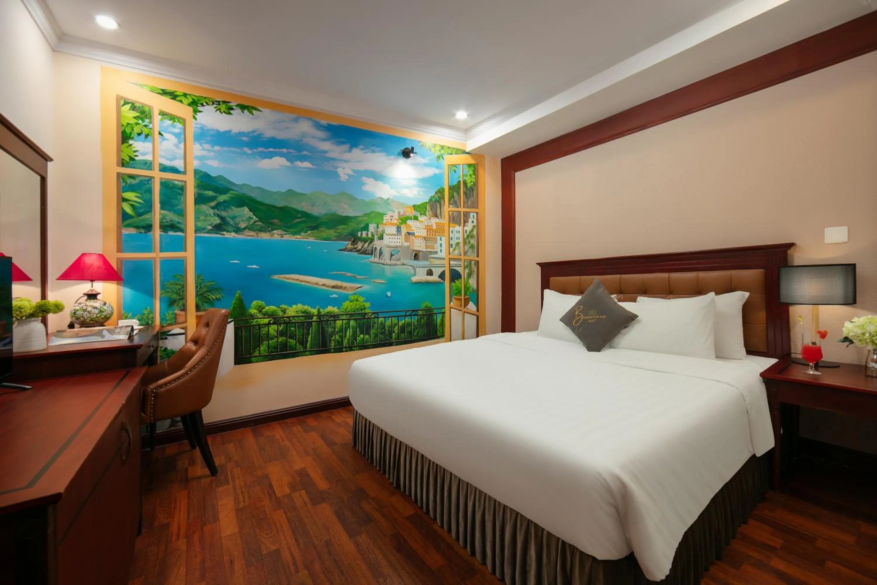 Photo of the whole room, Bed in Bonjour D'An Nam Hotel