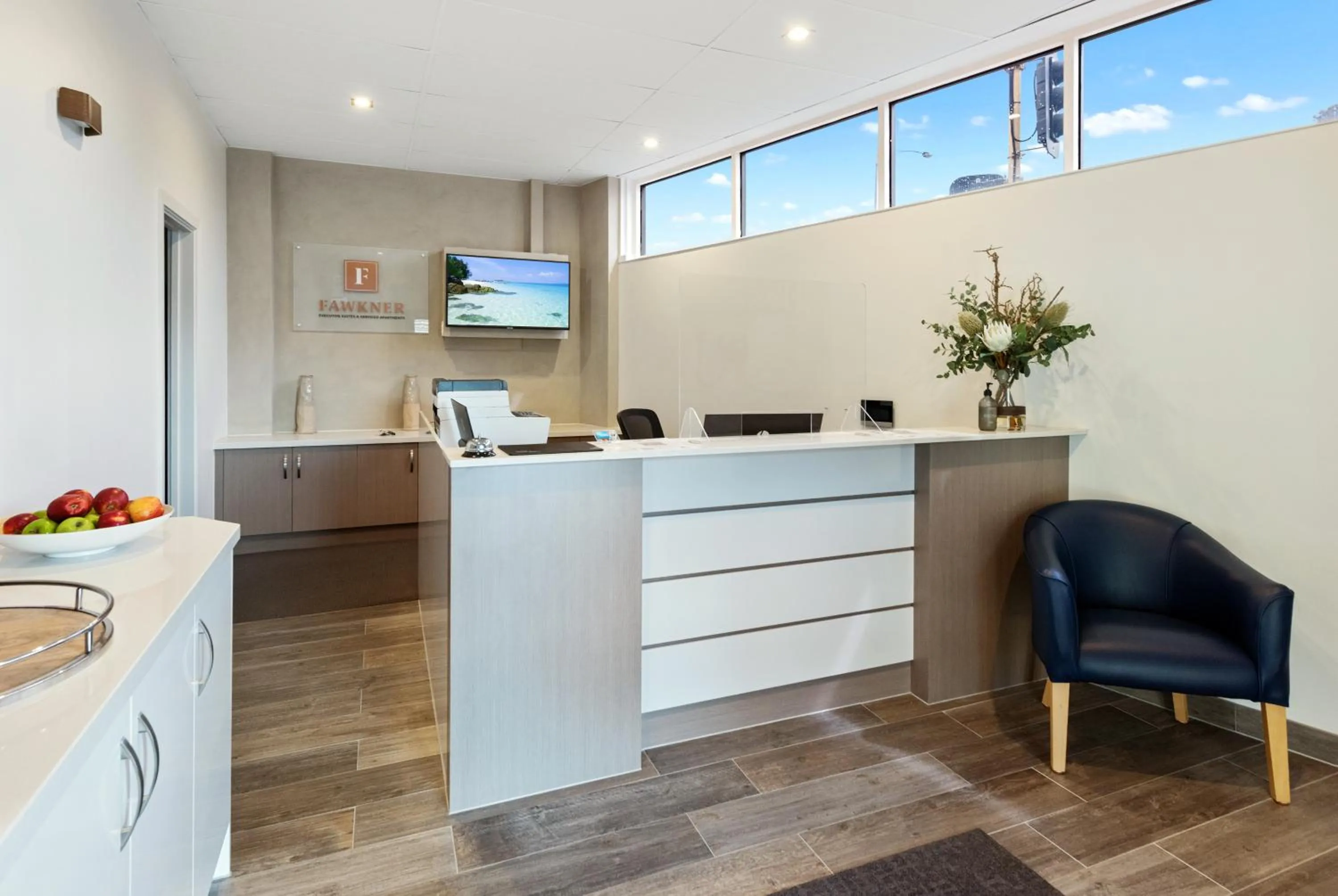 Lobby or reception in Fawkner Executive Suites & Serviced Apartments