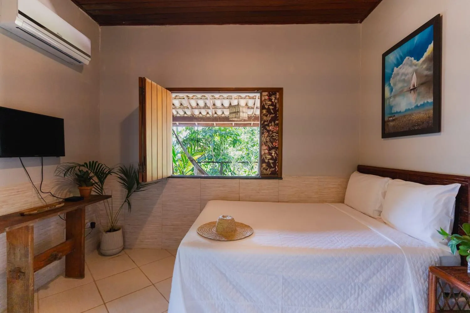 Bedroom, Bed in Pousada Villa Mares
