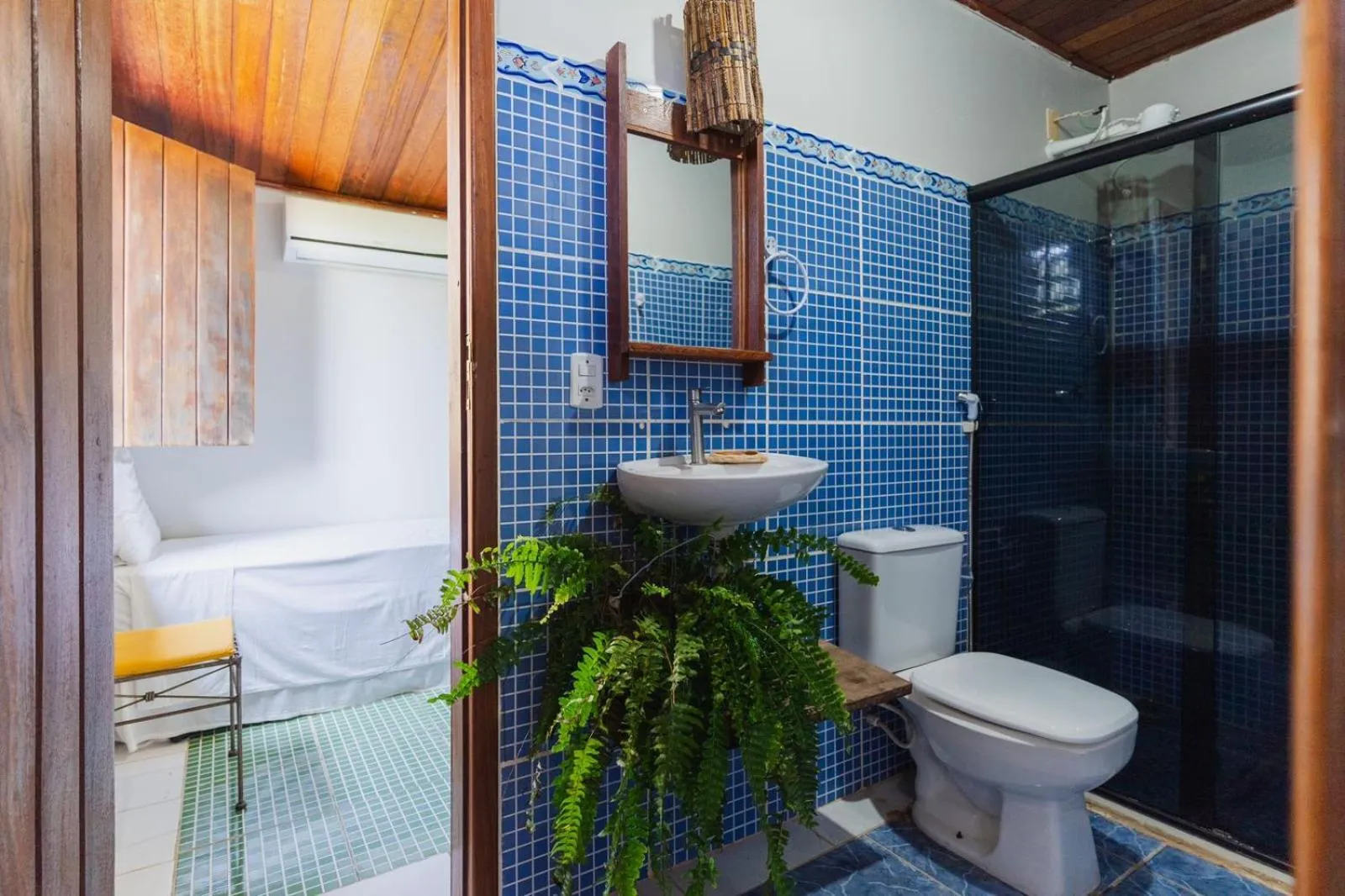 Bathroom in Pousada Villa Mares