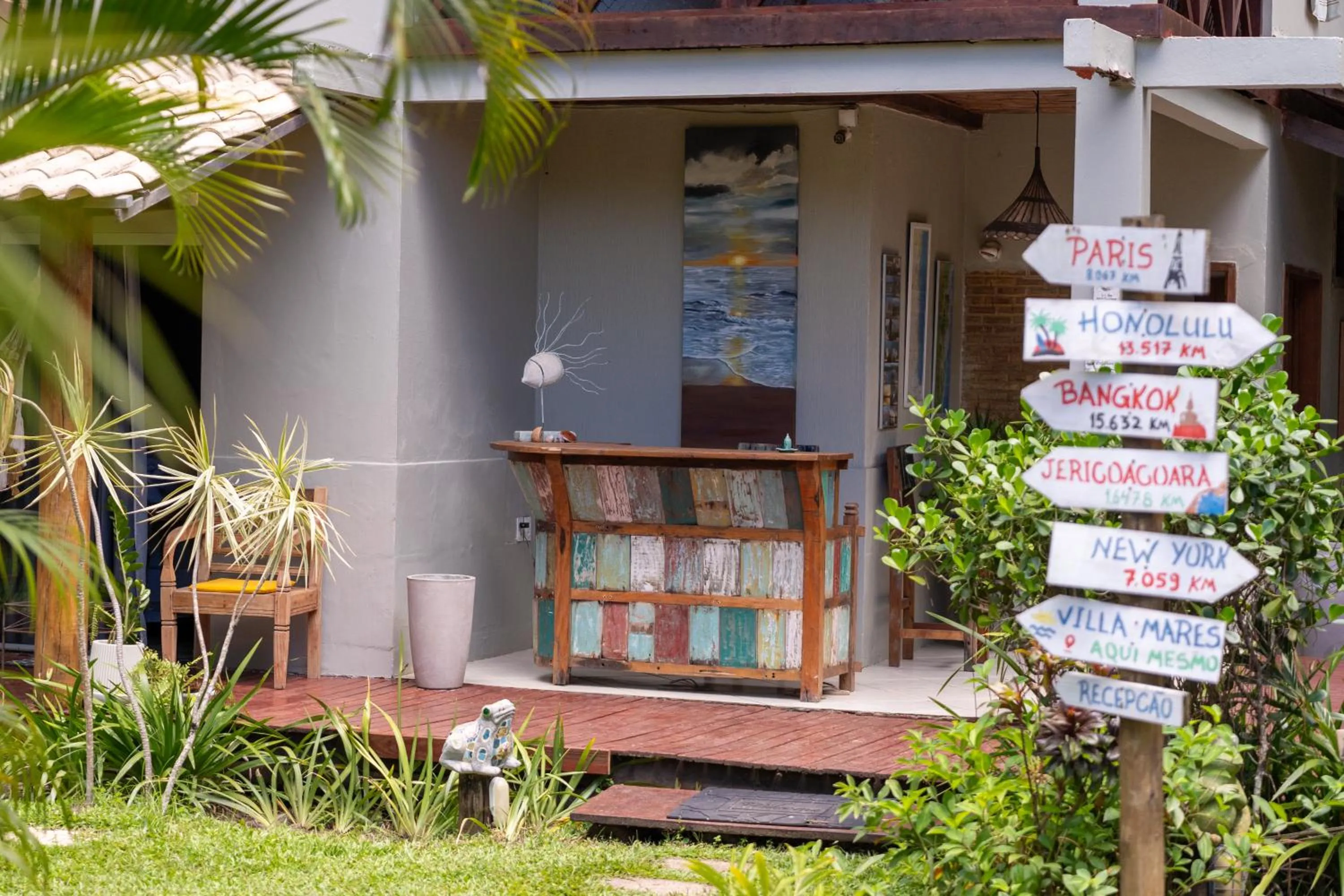 Property building in Pousada Villa Mares