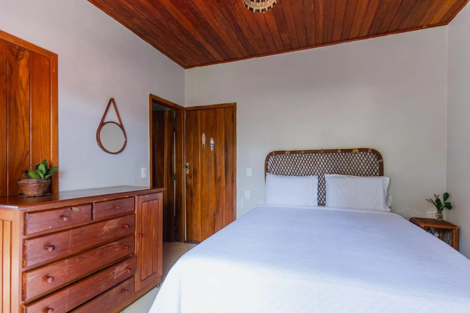 Bed in Pousada Villa Mares