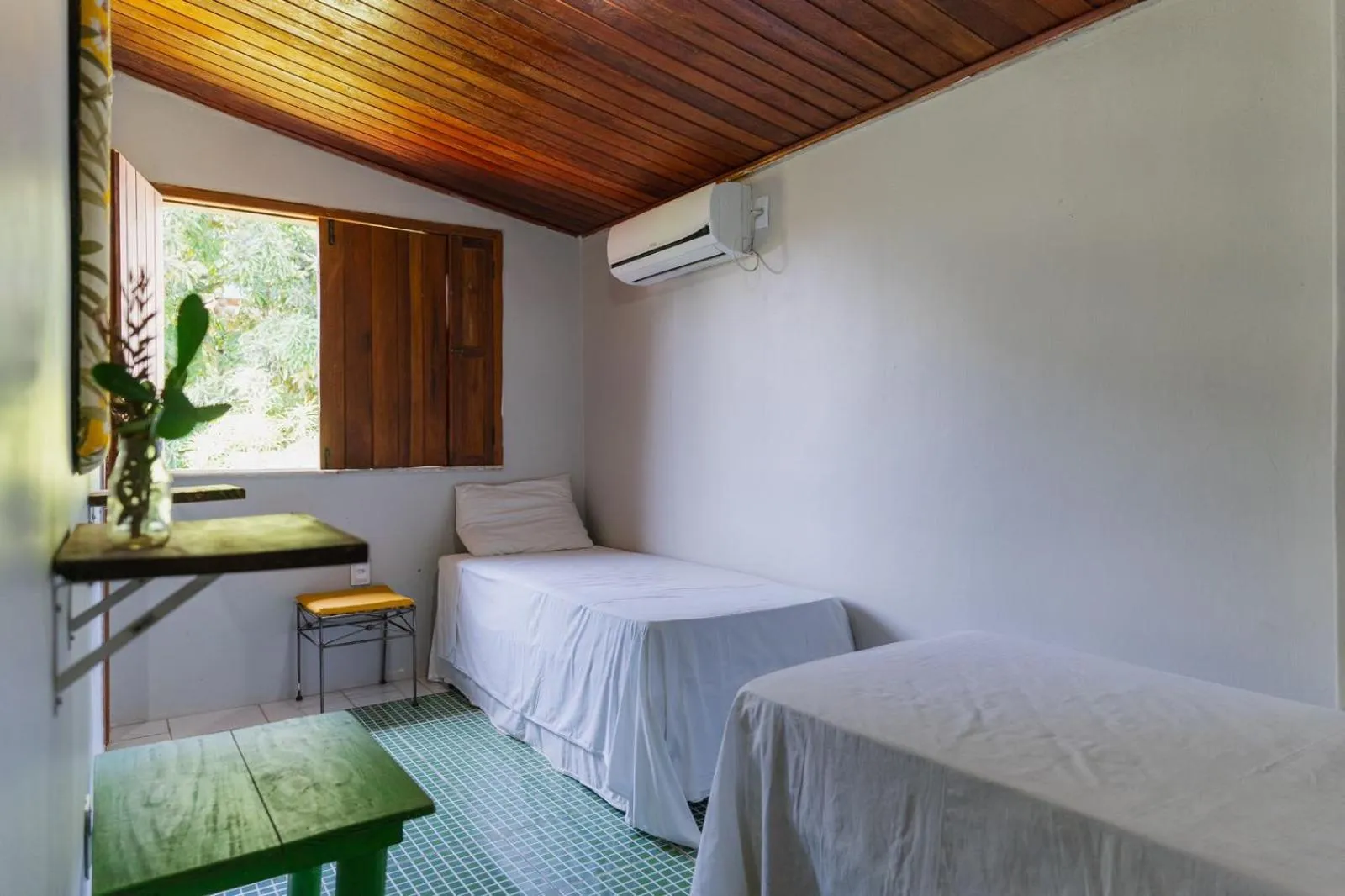 Bed in Pousada Villa Mares