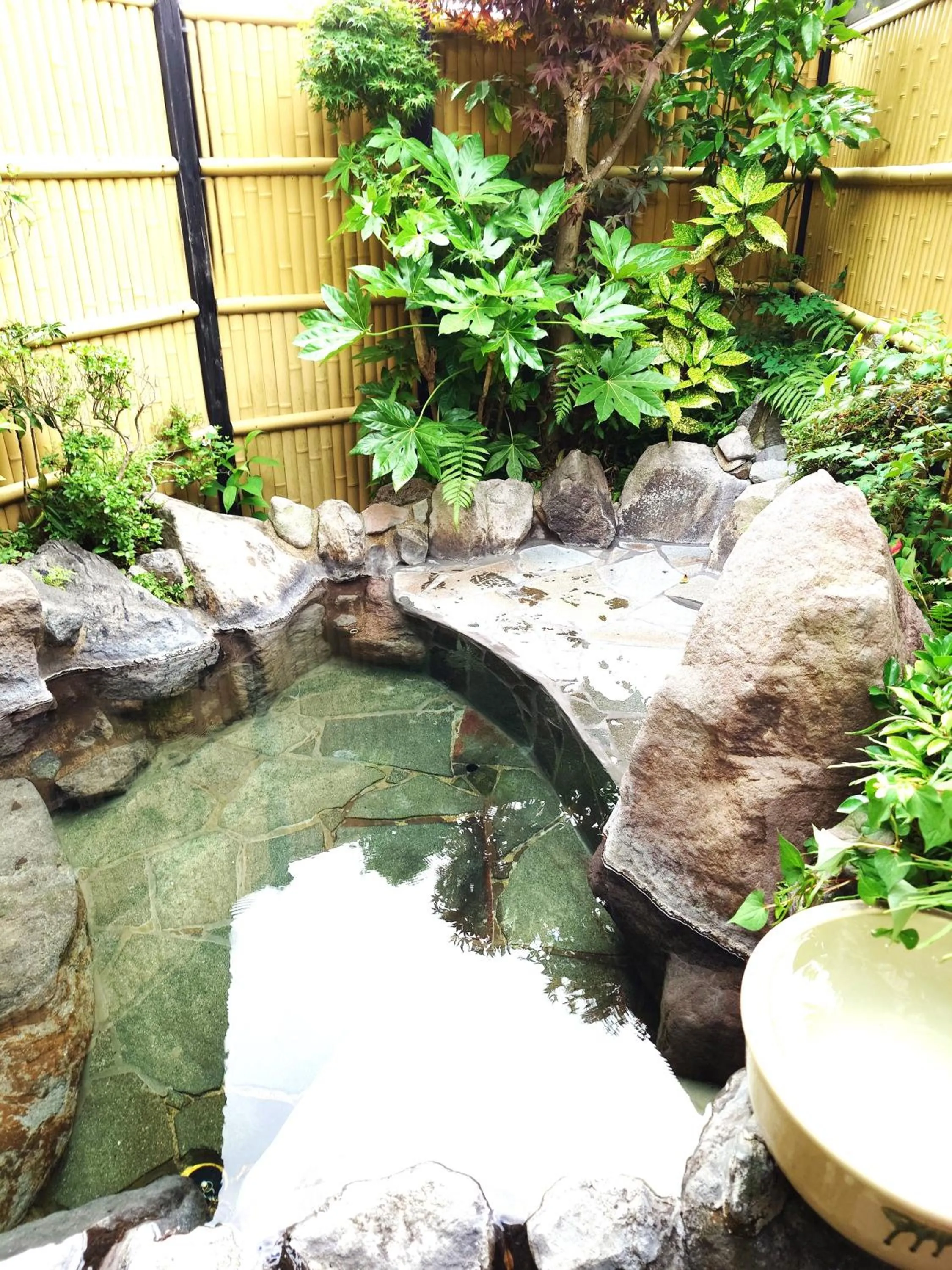 Open Air Bath in Sanso Tanaka