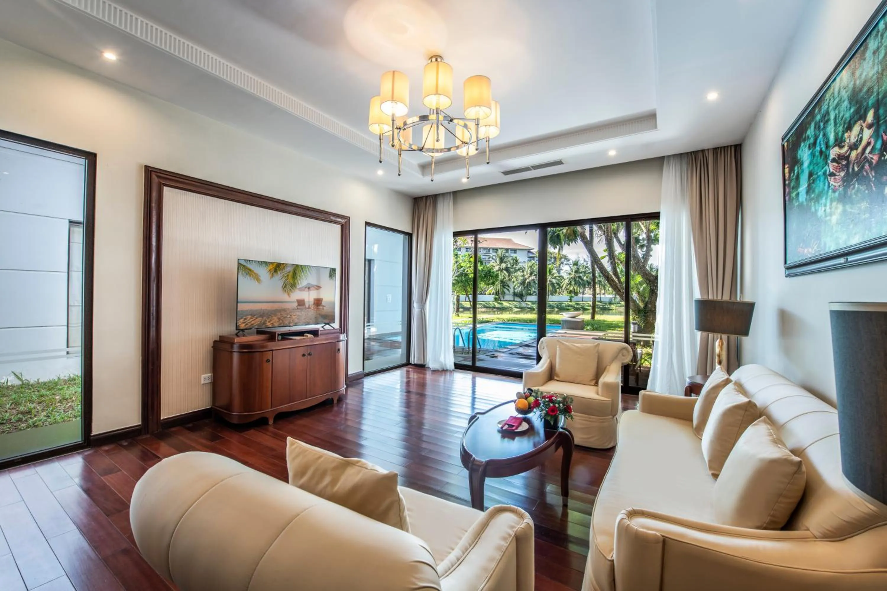 Living room in Vinpearl Resort & Spa Phu Quoc