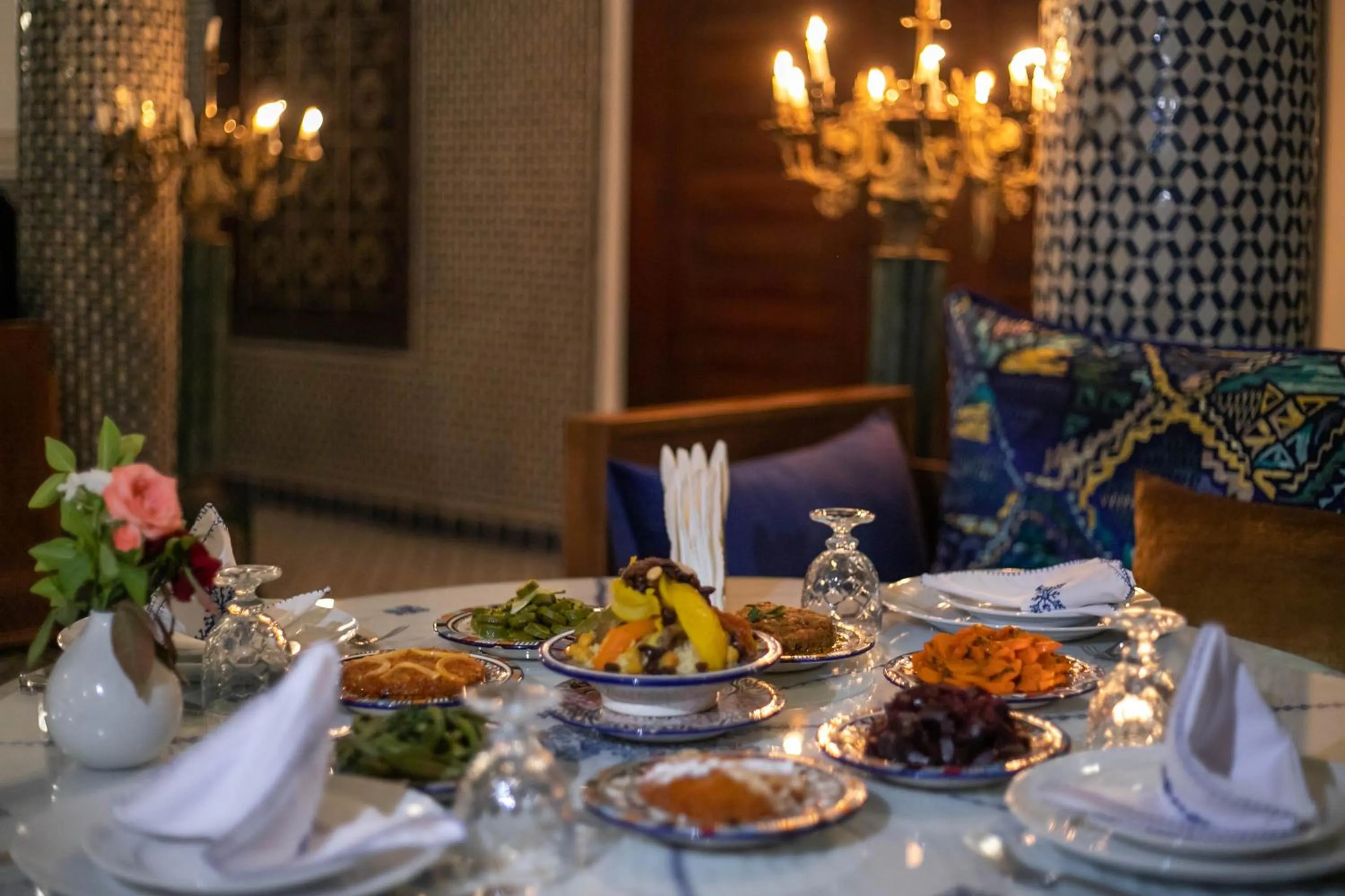 Dinner in Riad Fes Ziyat & Spa