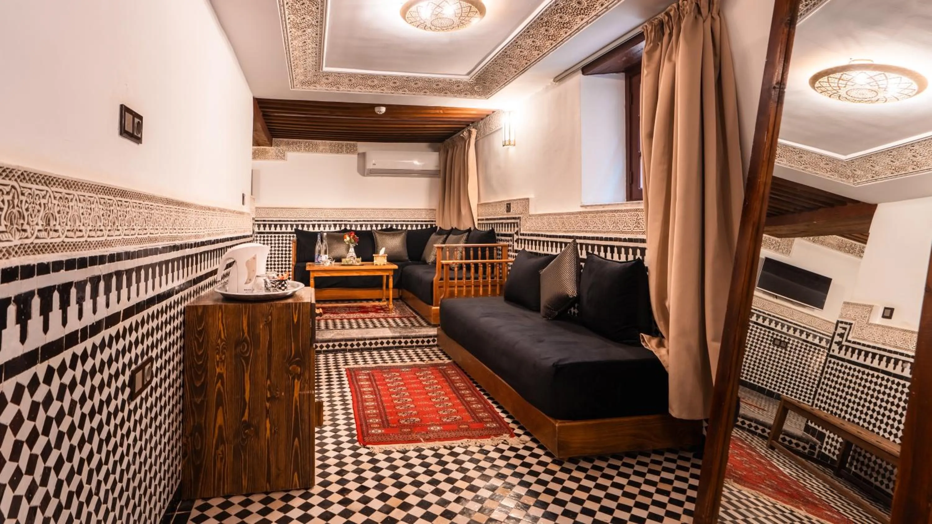 Living room in Riad Fes Ziyat & Spa