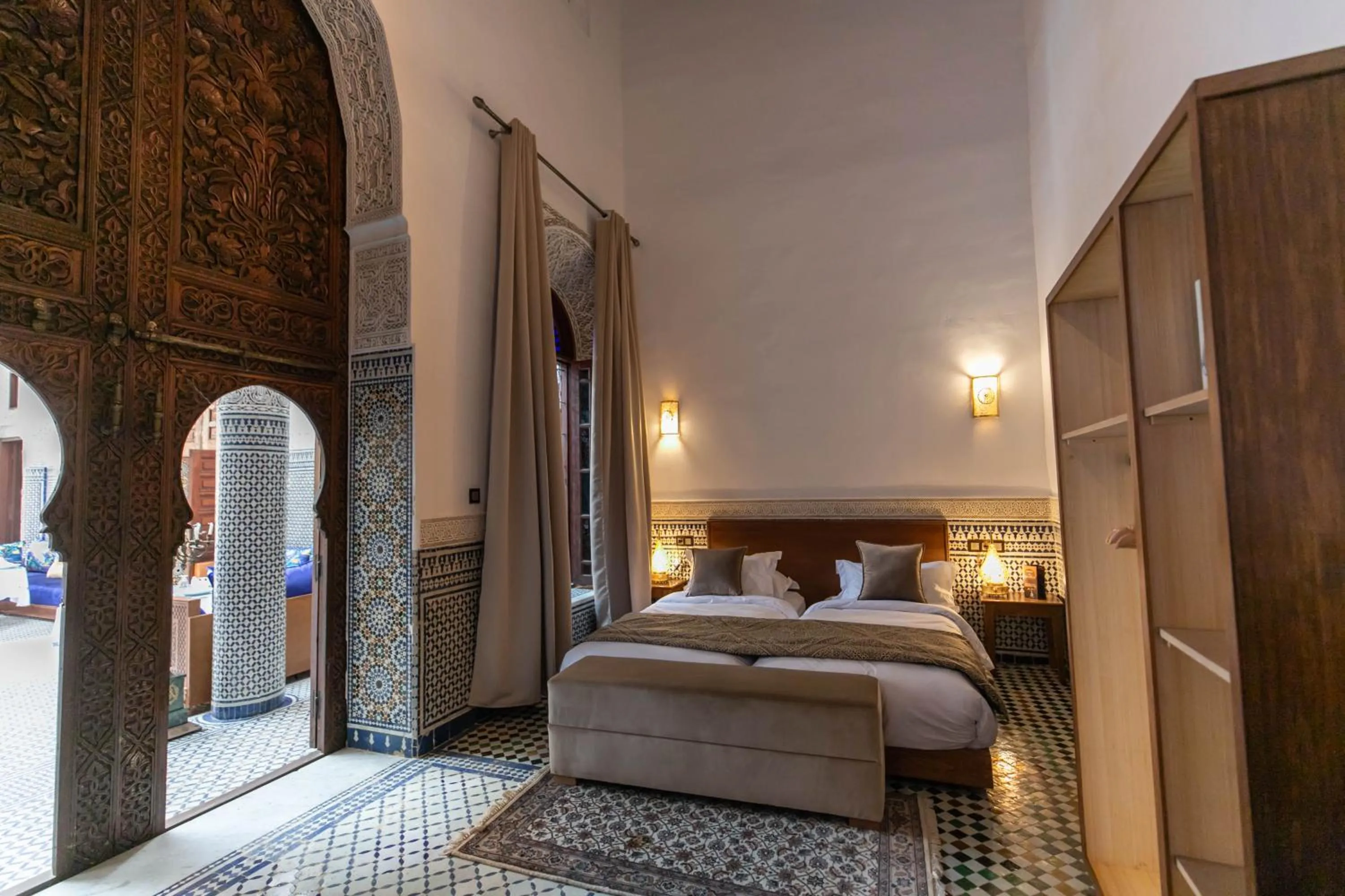 Photo of the whole room, Bed in Riad Fes Ziyat & Spa