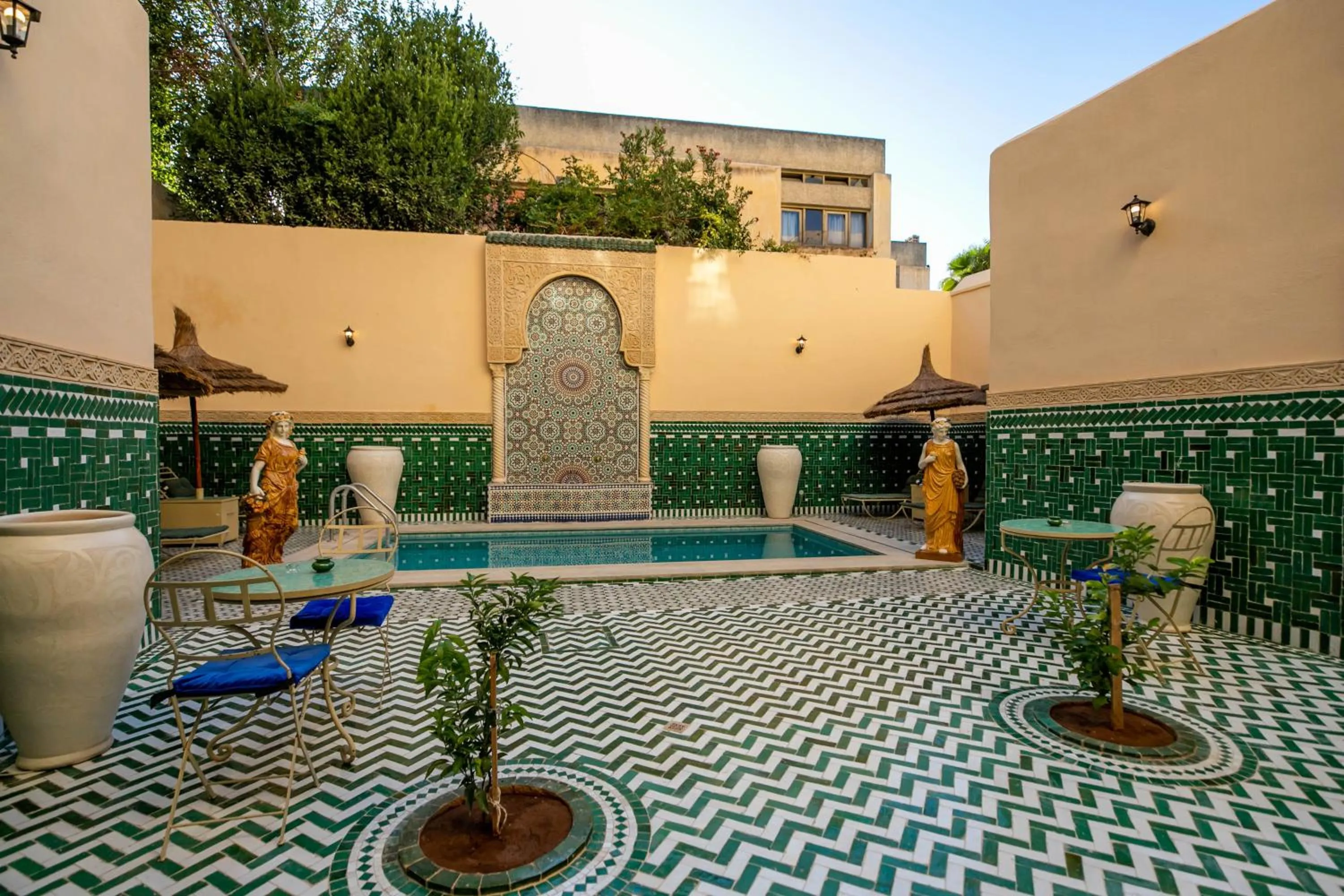 Garden in Riad Fes Ziyat & Spa