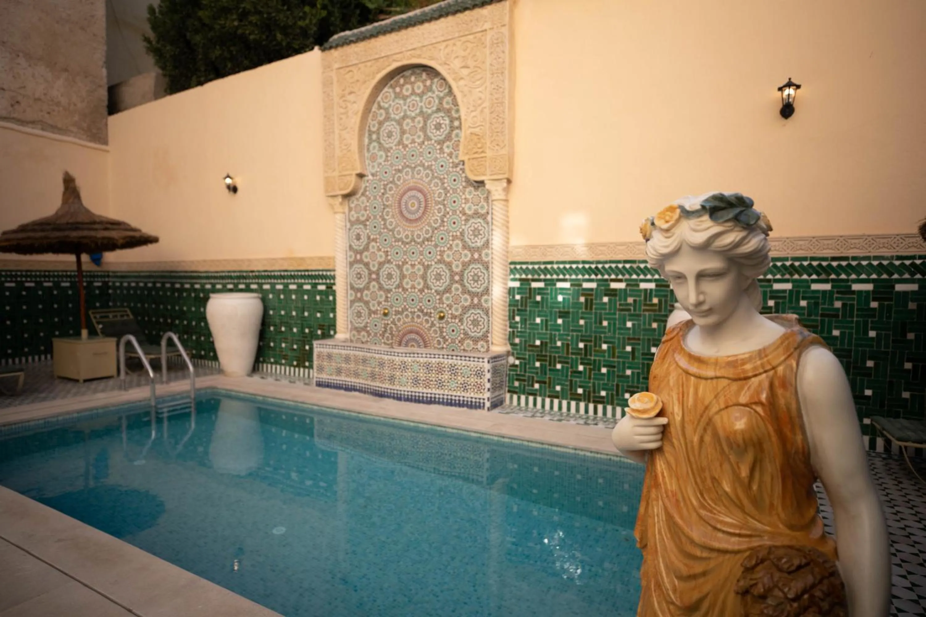Swimming pool in Riad Fes Ziyat & Spa