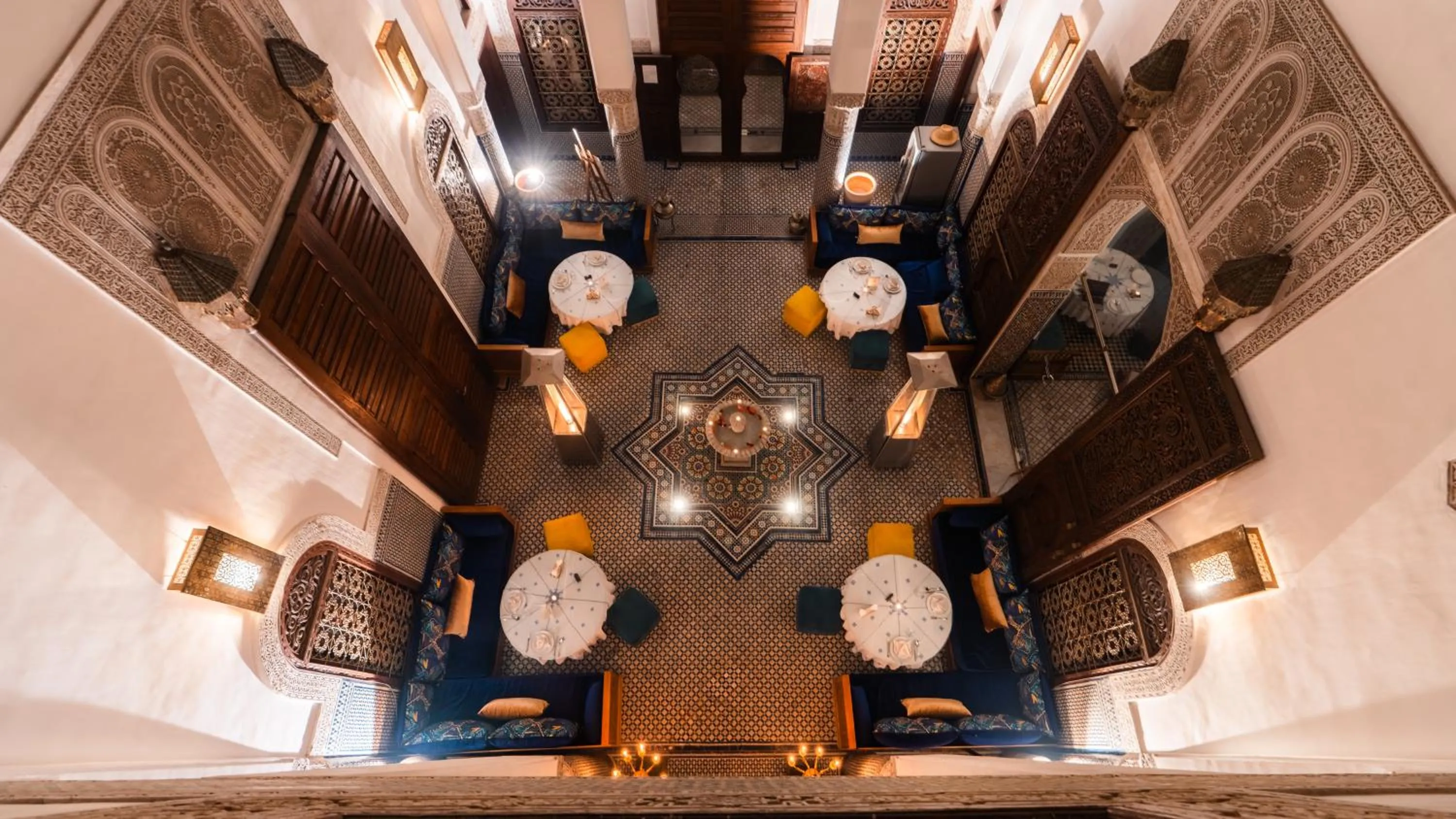 Patio in Riad Fes Ziyat & Spa